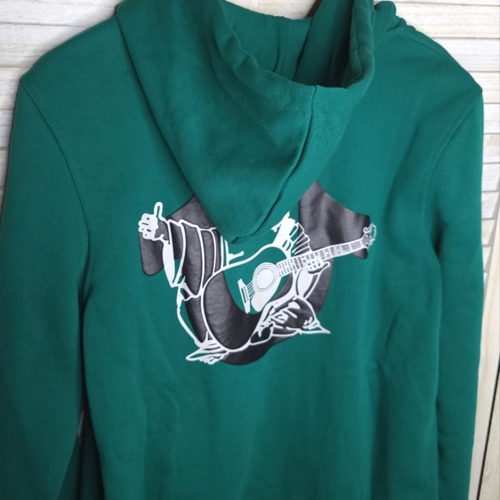 True Religion NWT True Religion Buddha Fleece Jacket Green Full Zip Hoodie Size US M / EU 48-50 / 2 - 10 Thumbnail