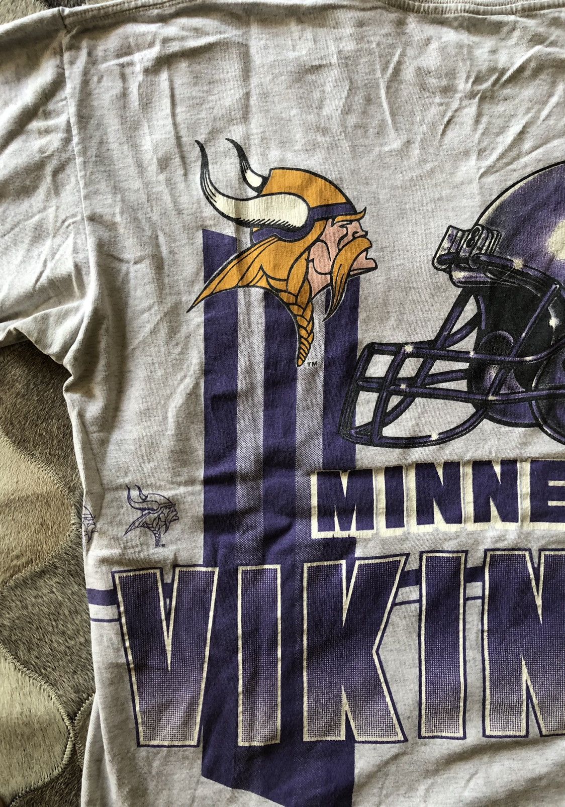 NFL × Salem Sportswear × Vintage Vintage AOP Vikings Salem sportswear graphic ter Size US XL / EU 56 / 4 - 16 Thumbnail