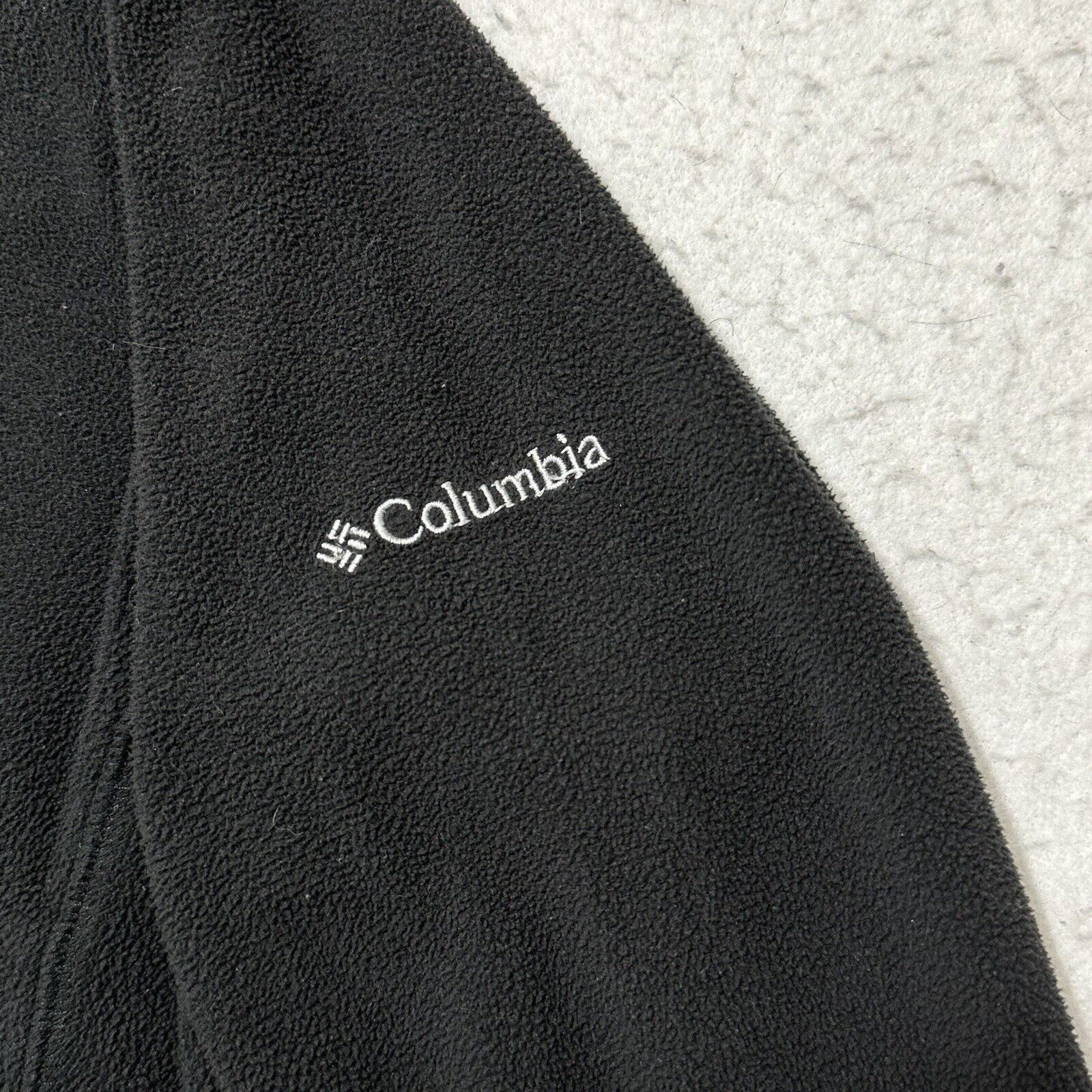 Columbia Columbia Medium Fleece 1/4 Zip Black Sweatshirt Embroidered Size M / US 6-8 / IT 42-44 - 5 Thumbnail