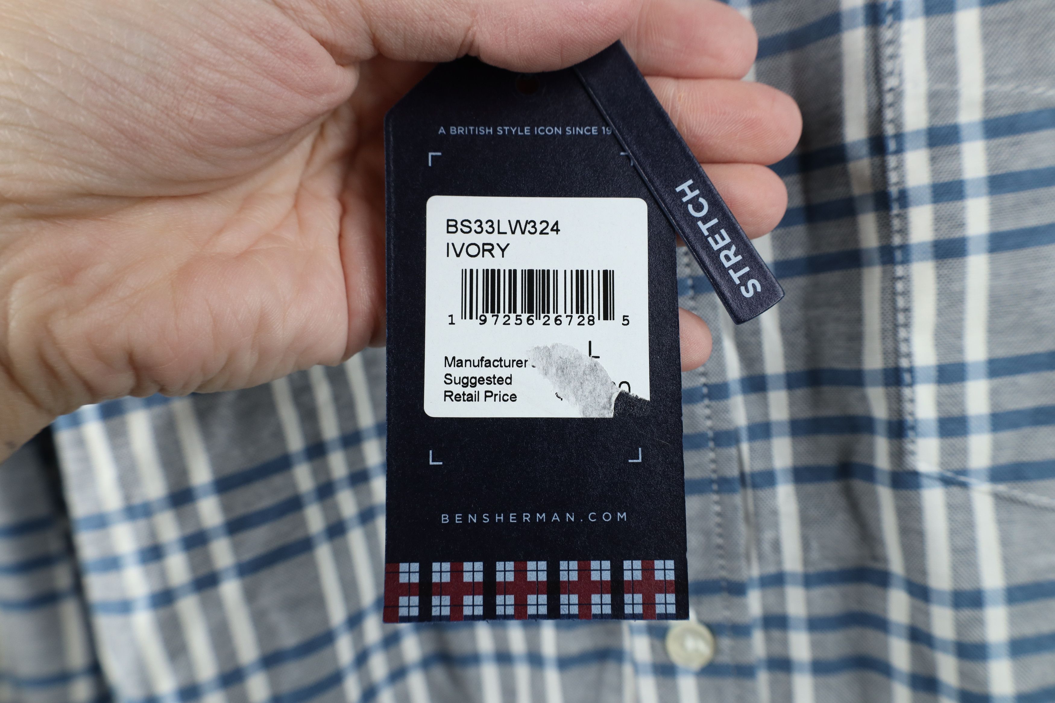 Ben Sherman New Ben Sherman Oxford Collared Button Down Shirt Plaid Size US L / EU 52-54 / 3 - 6 Thumbnail