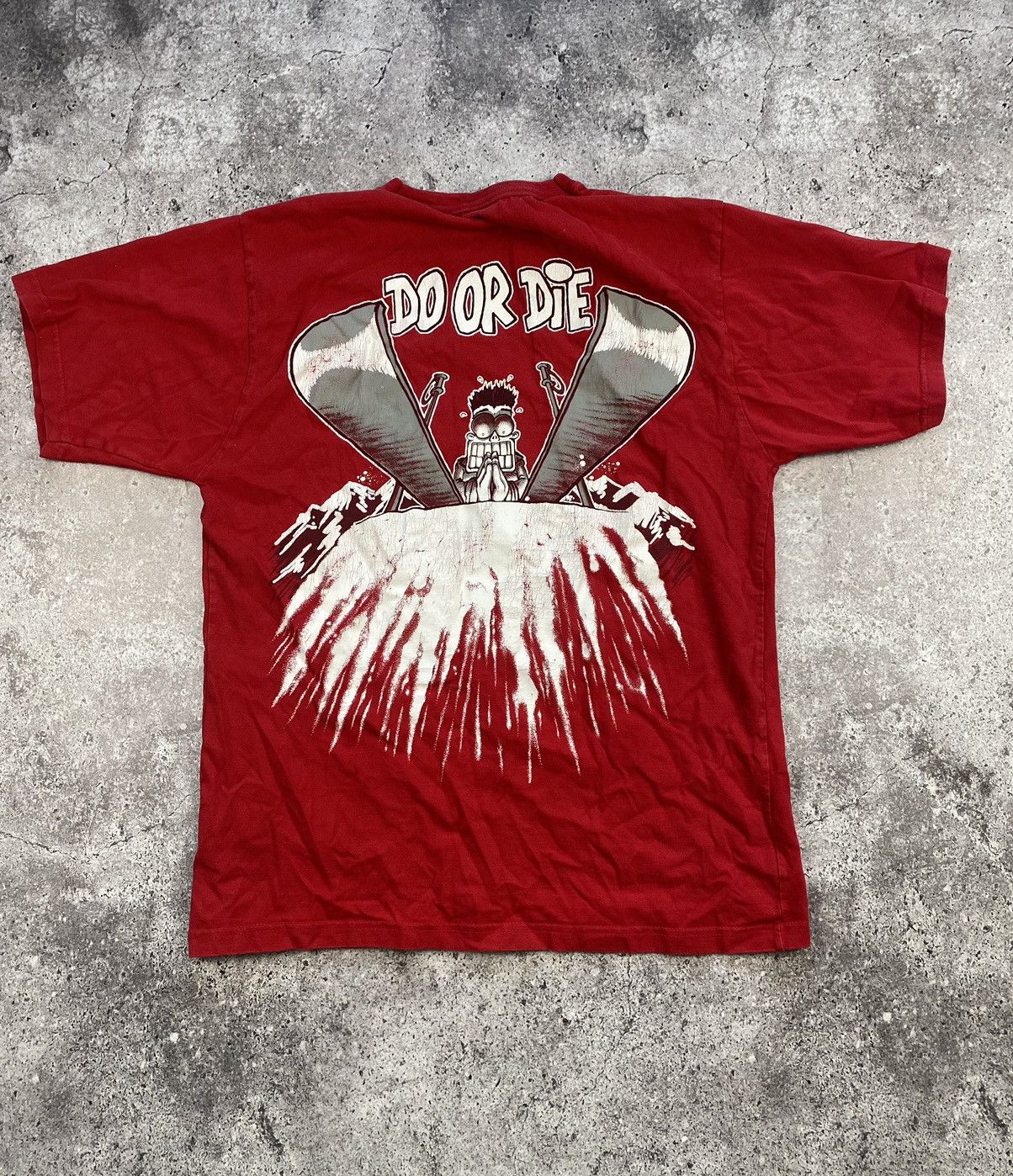 Band Tees × Rap Tees × Vintage Vintage DO OR DIE les Menuires Y2K 90s Tee ❗️Very RARE❗️ Size US M / EU 48-50 / 2 - 4 Thumbnail