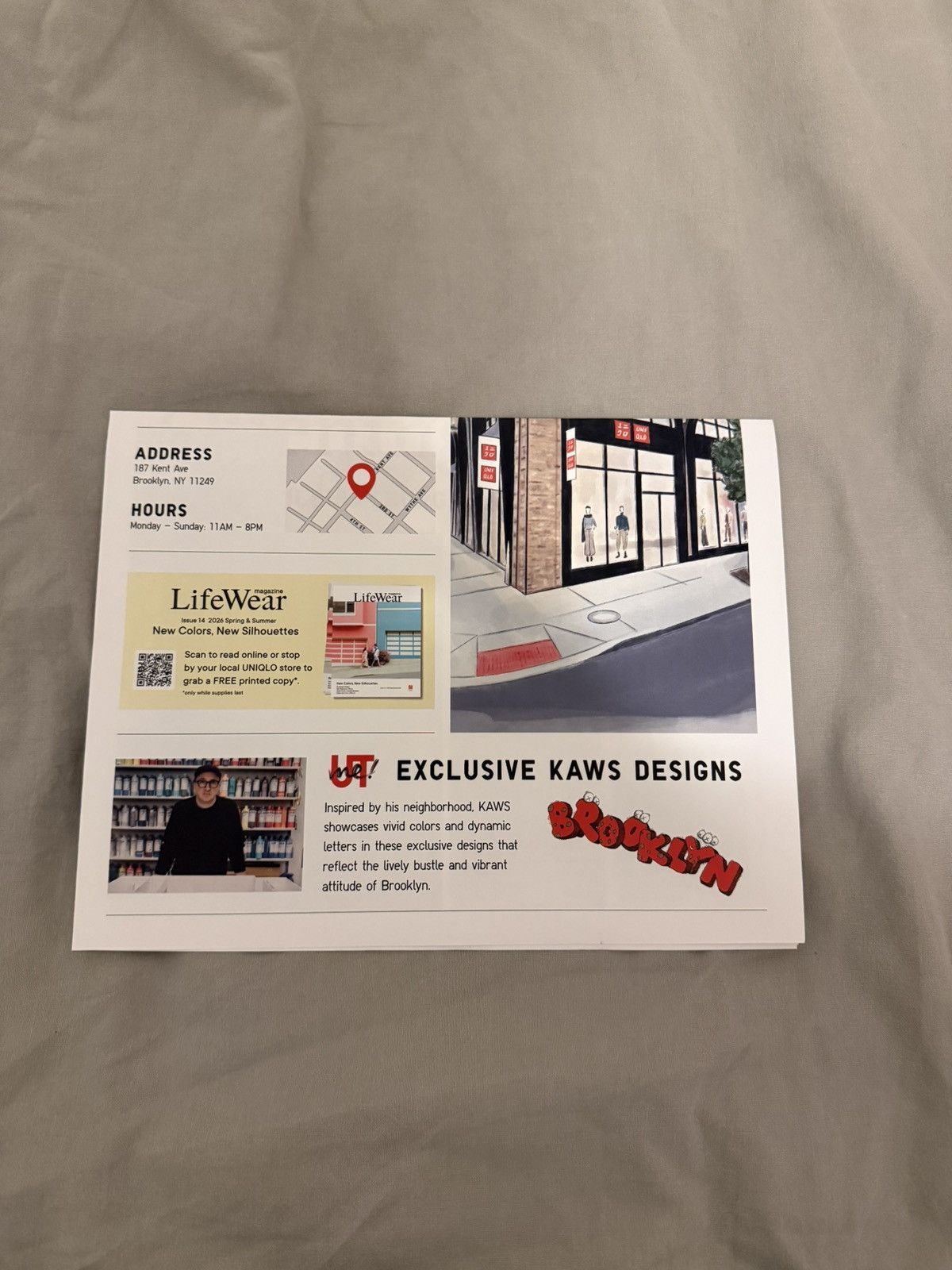 Kaws × Uniqlo Uniqlo Kaws Brooklyn Exclusive T-Shirt Size US L / EU 52-54 / 3 - 4 Thumbnail