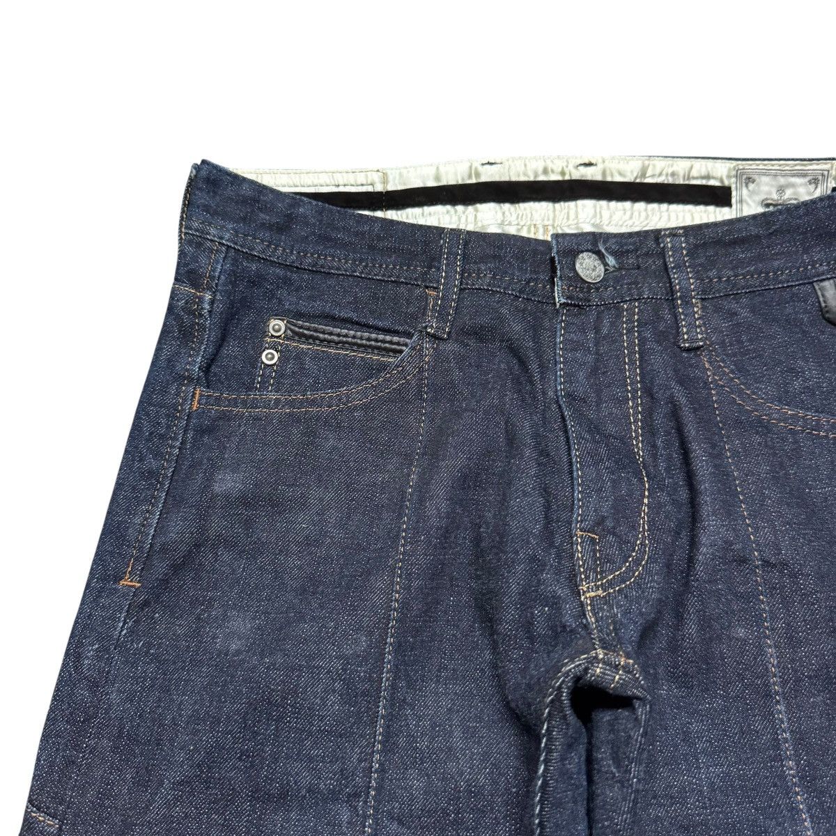 Le Grande Bleu (L.G.B.) SABLE CLUTCH Denim Cropped Jeans Size US 28 / EU 44 - 4 Thumbnail
