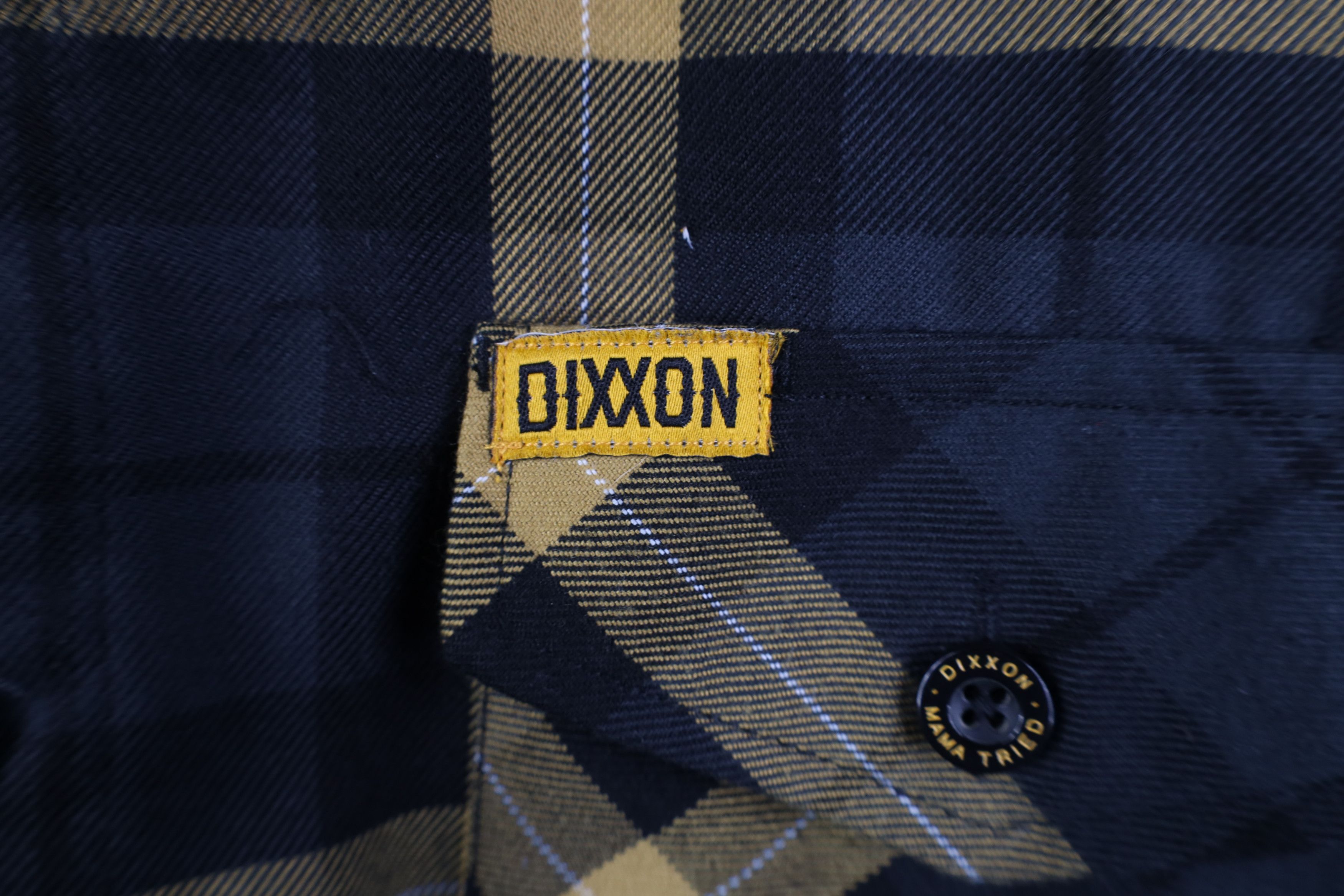 Vintage Dixxon Flannel Company Mama 10 Years Motorcycle Button Shirt Size US XL / EU 56 / 4 - 4 Thumbnail