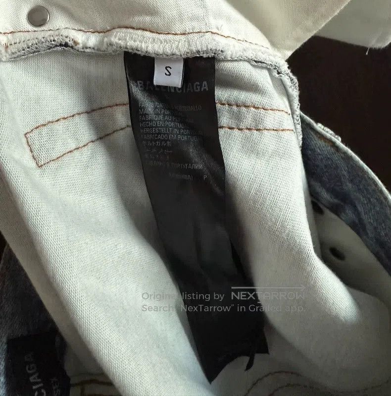 Balenciaga Balenciaga size S Printed Denim Pants, Size S Size US 27 - 5 Thumbnail