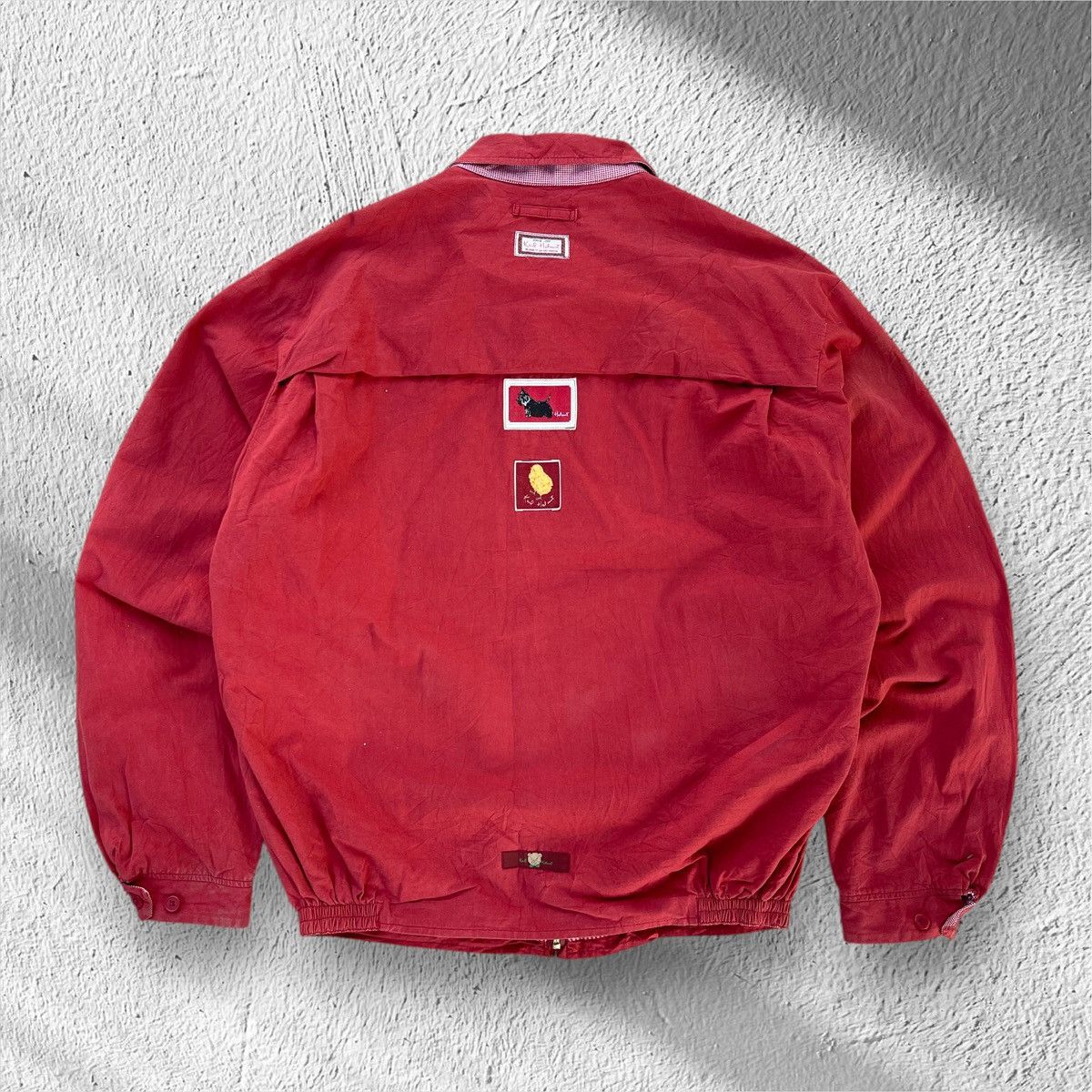 Japanese Brand × Karl Helmut 🔥Vintage 90s Karl Helmut Japan Patches Bomber Jacket Size US L / EU 52-54 / 3 - 3 Thumbnail