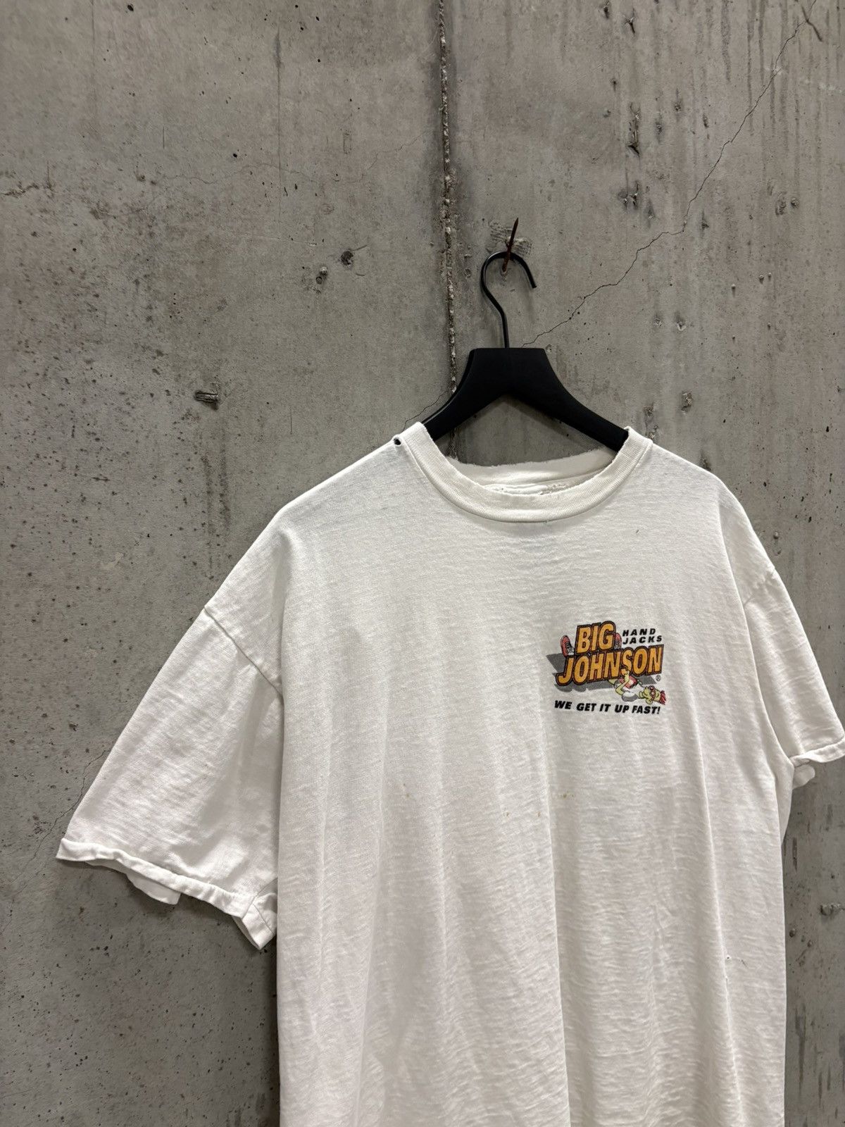Vintage Vintage Big Johnson Shirt Thrashed Faded Grunge Band Size US XL / EU 56 / 4 - 4 Thumbnail