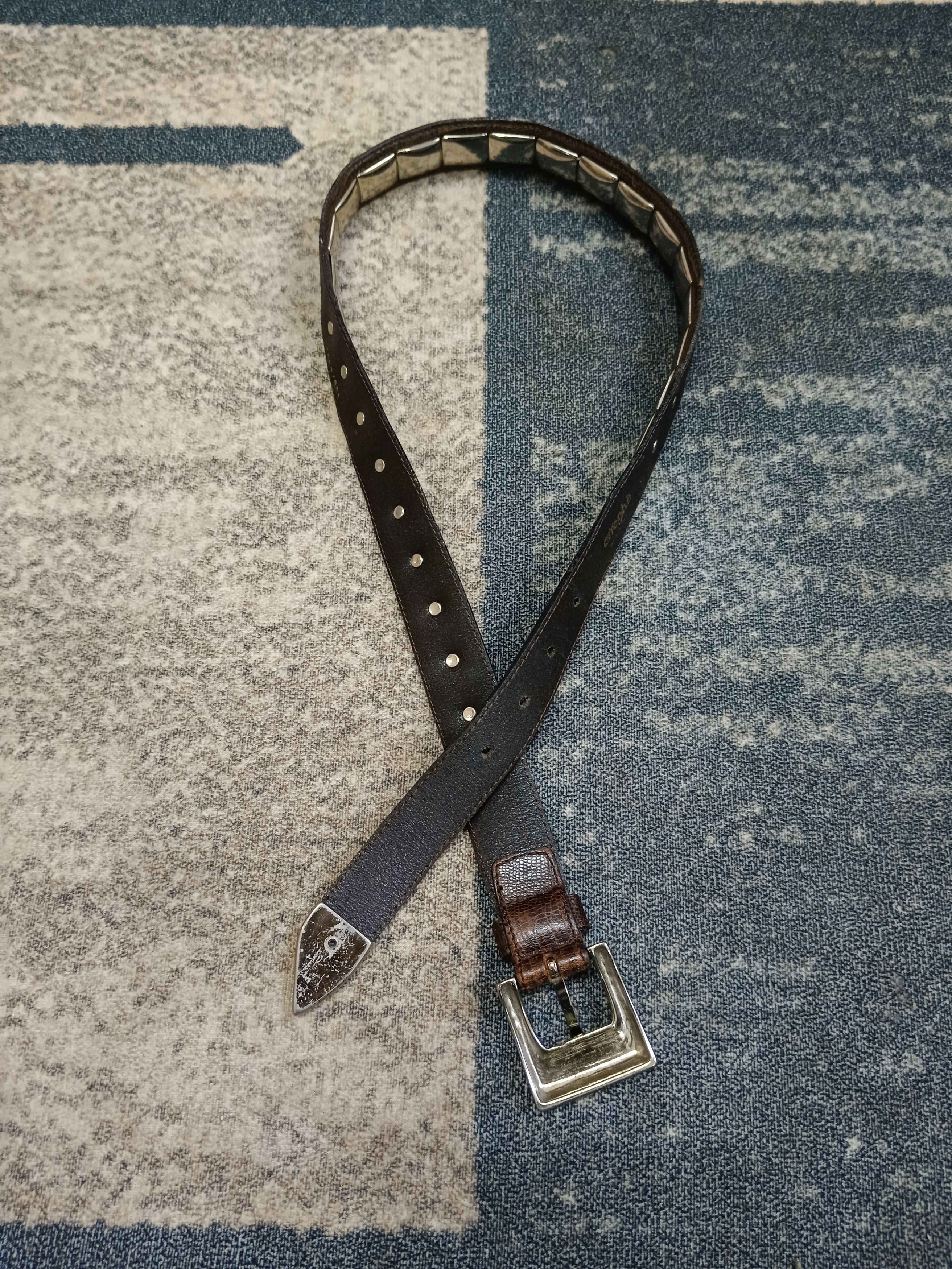 Leather ERREGHE LEATHER STUDD MADE IN ITALY Size ONE SIZE - 4 Thumbnail