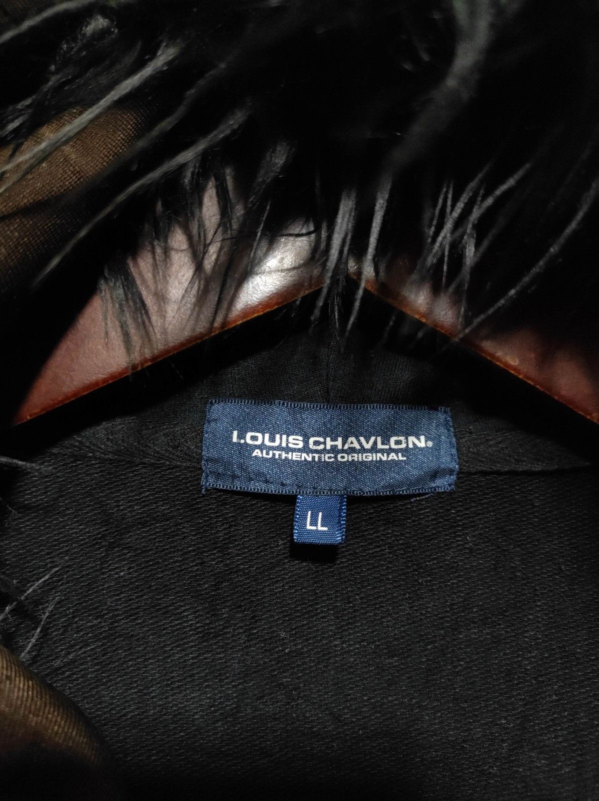 Japanese Brand Louis Chavlon Plaid zip fur hoodie LGB style Size US M / EU 48-50 / 2 - 6 Thumbnail