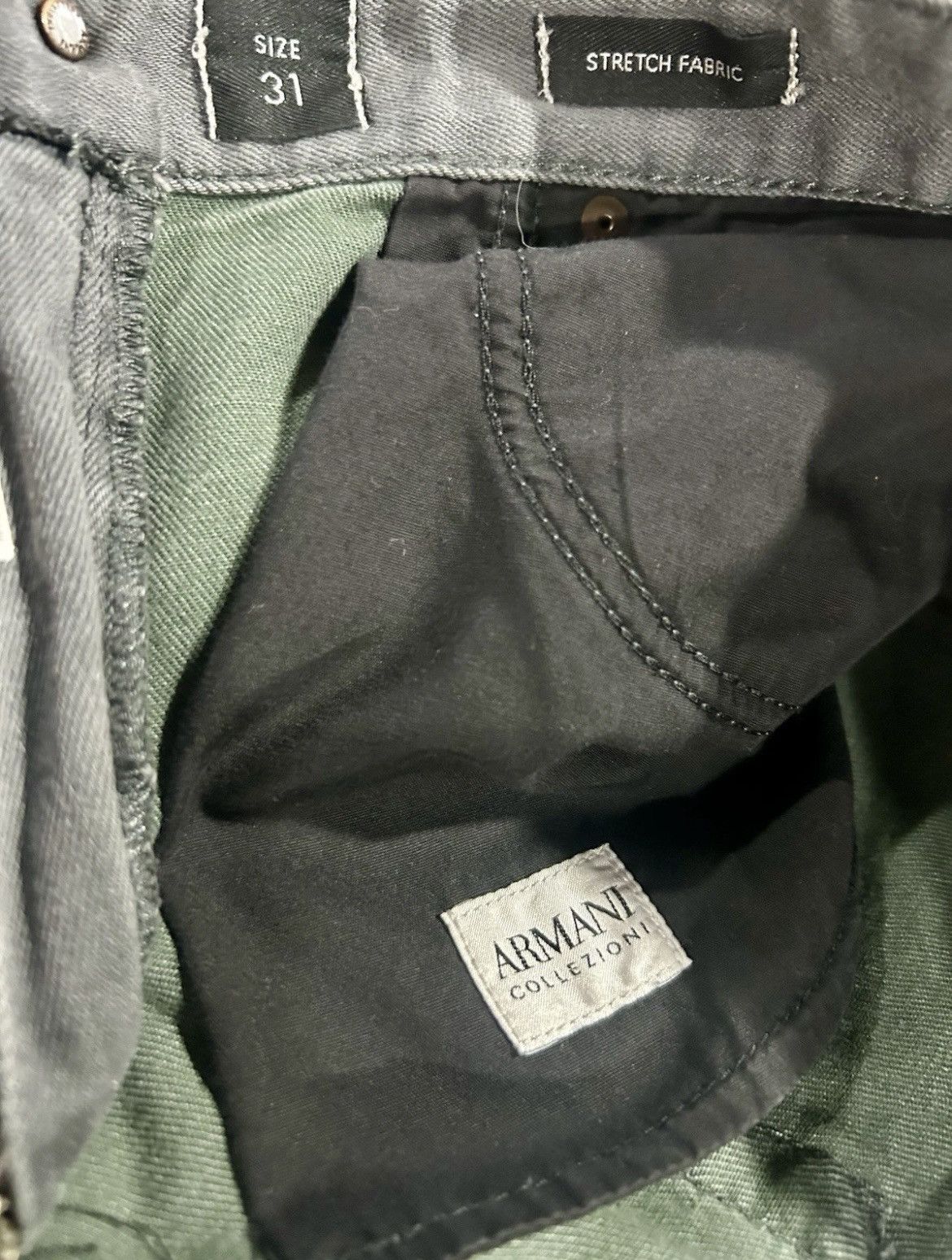 Armani Collezioni Armani Collezioni - Grey Jeans Men’s Slim Fit Denim size 31 Size US 31 - 15 Thumbnail
