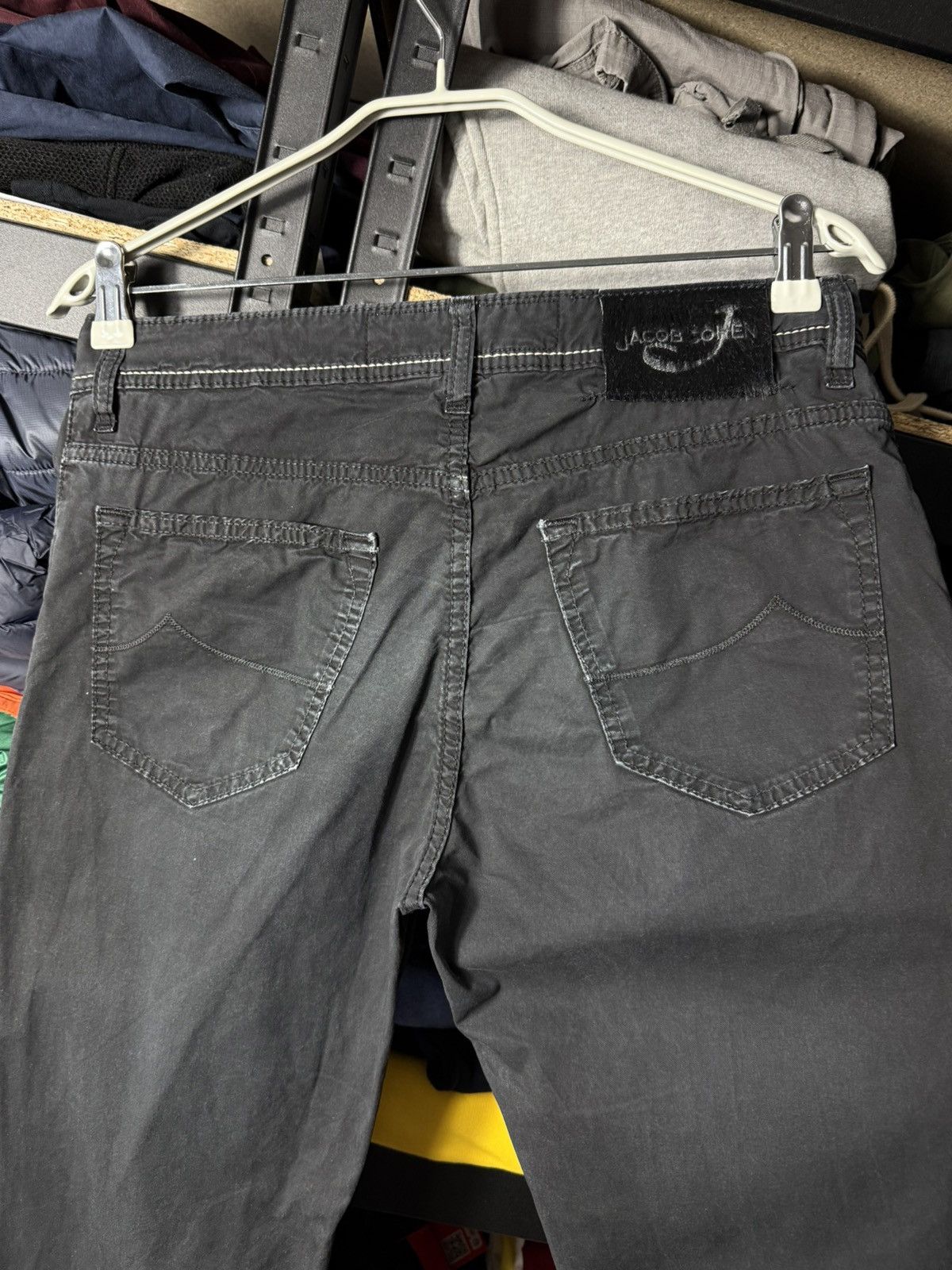 Jacob Cohen Jacob Cohen Handmade Jeans W31 Black Slim Fit Stretch Size US 31 - 4 Thumbnail