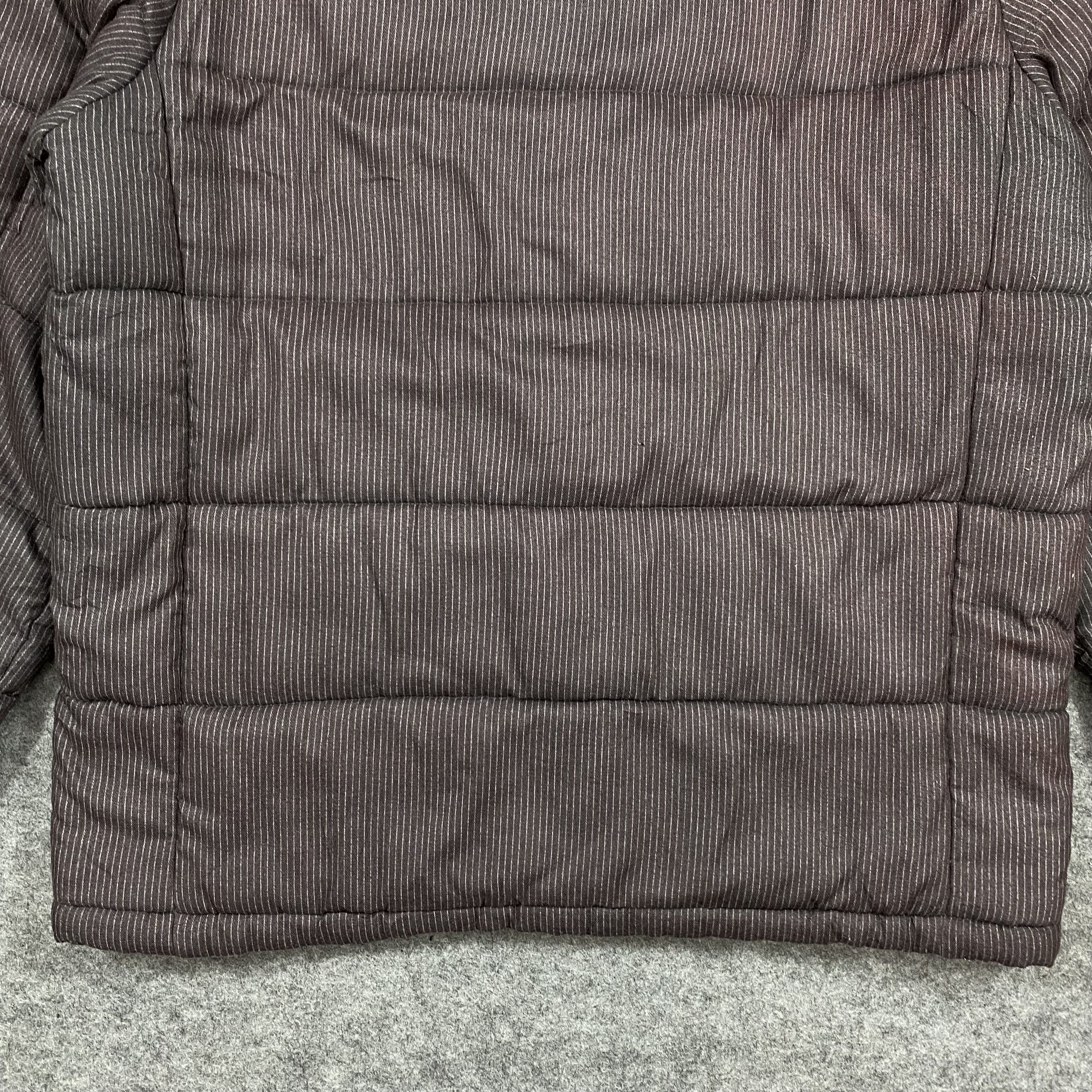 Vintage VTG 2009 J.N.R.D Pinstripe Hooded Puffer Jacket-J670 Size US M / EU 48-50 / 2 - 11 Thumbnail