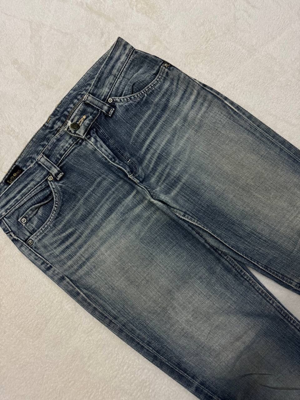 Lee FLARE Vintage 90s Lee Faded Distressed Thrashed Bootcut Jean Size US 30 / EU 46 - 6 Thumbnail
