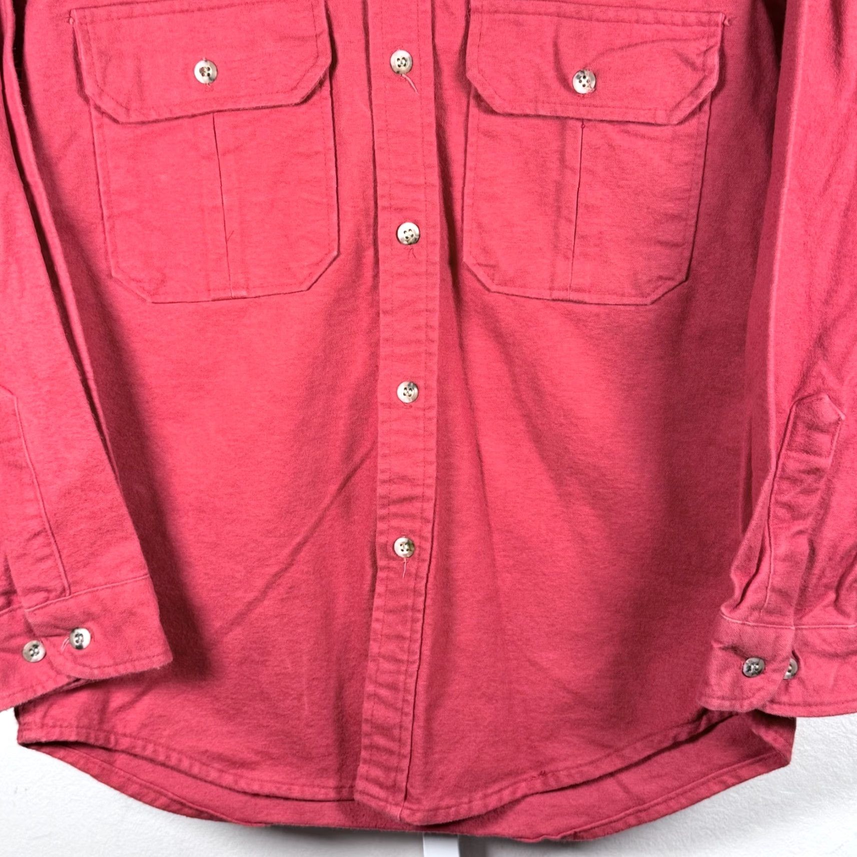 Vintage VINTAGE Cabela's Outdoor Gear Shirt Men Red Embroidered Buck Long Sleeve Pockets Large Size US L / EU 52-54 / 3 - 5 Thumbnail