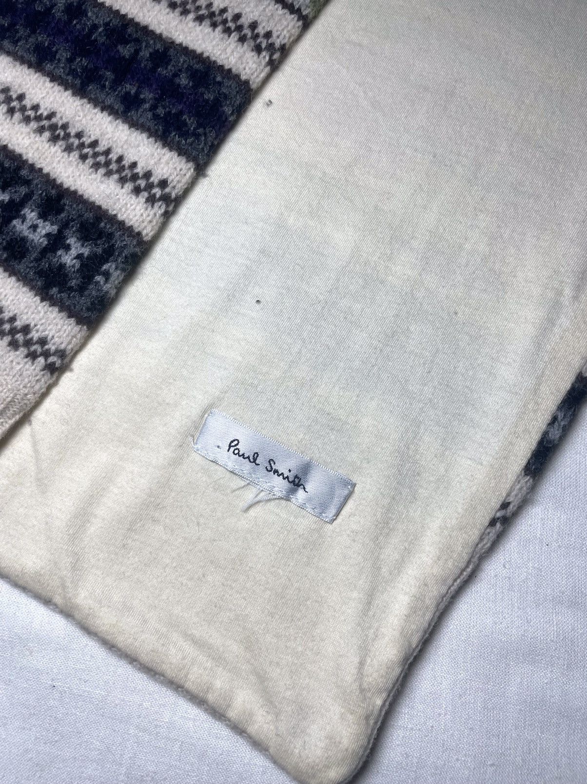 Paul Smith Paul Smith wool stripped scarf Size ONE SIZE - 7 Thumbnail