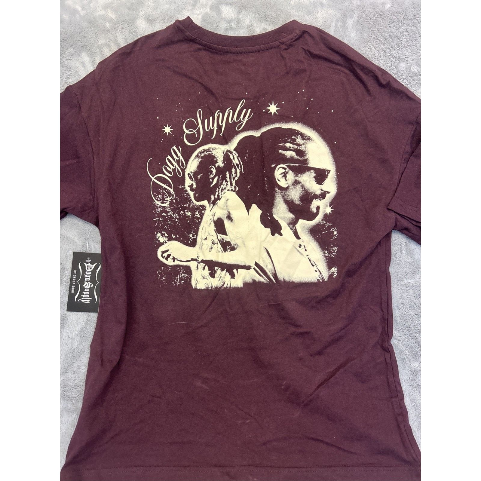 Snoop Dogg Dogg Supply Snoop Dogg Purple Logo T-Shirt S NWT Streetwear Size US S / EU 44-46 / 1 - 5 Thumbnail