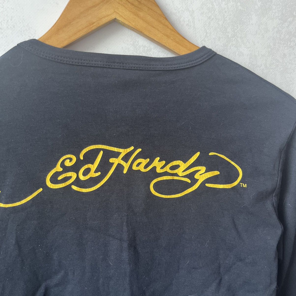 Ed Hardy × Japanese Brand VINTAGE ED HARDY LONG SLEEVE SHIRT Size M / US 6-8 / IT 42-44 - 6 Thumbnail