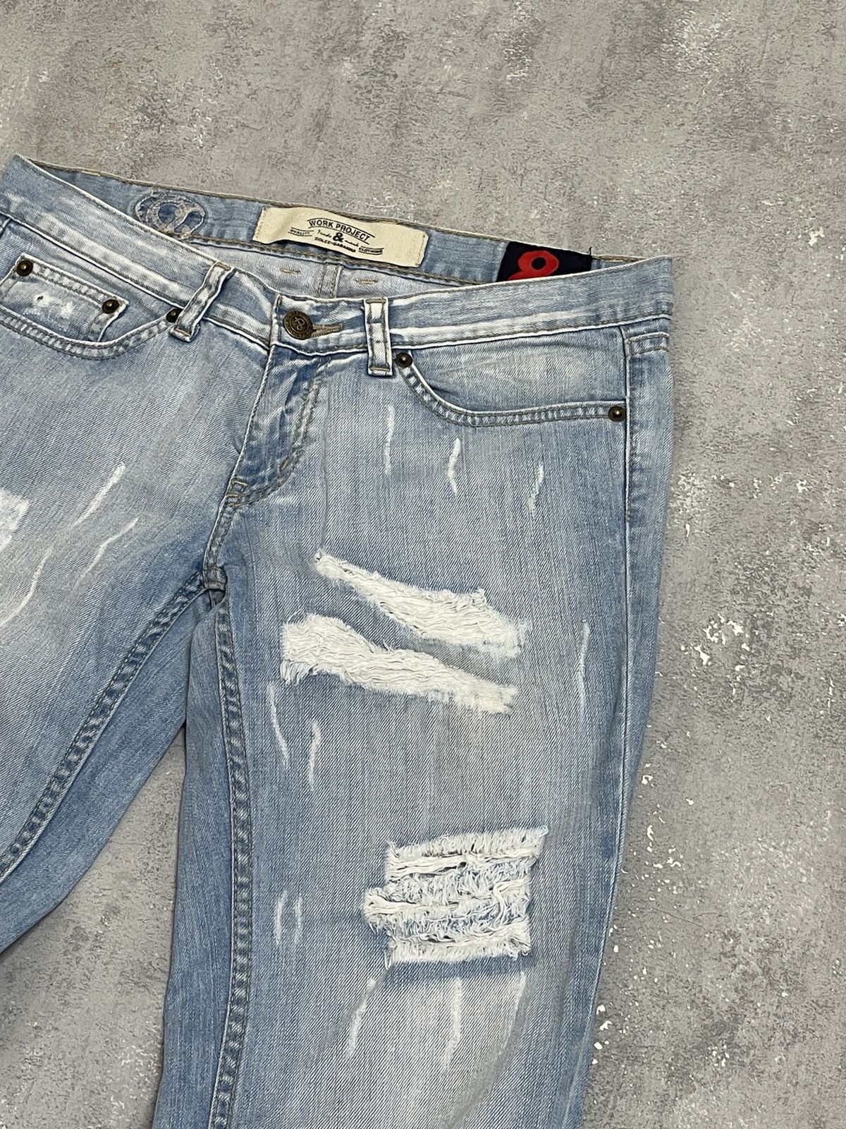 Dolce & Gabbana Vintage Dolce&Gabbana Y2K Archive Distressed Denim Jeans Size 30" / US 8 / IT 44 - 3 Thumbnail