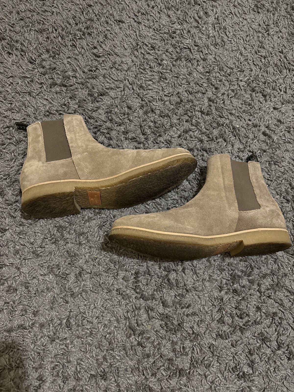 Allsaints Allsaints Tan Suede Chelsea Boots Size US 10 / EU 43 - 3 Thumbnail