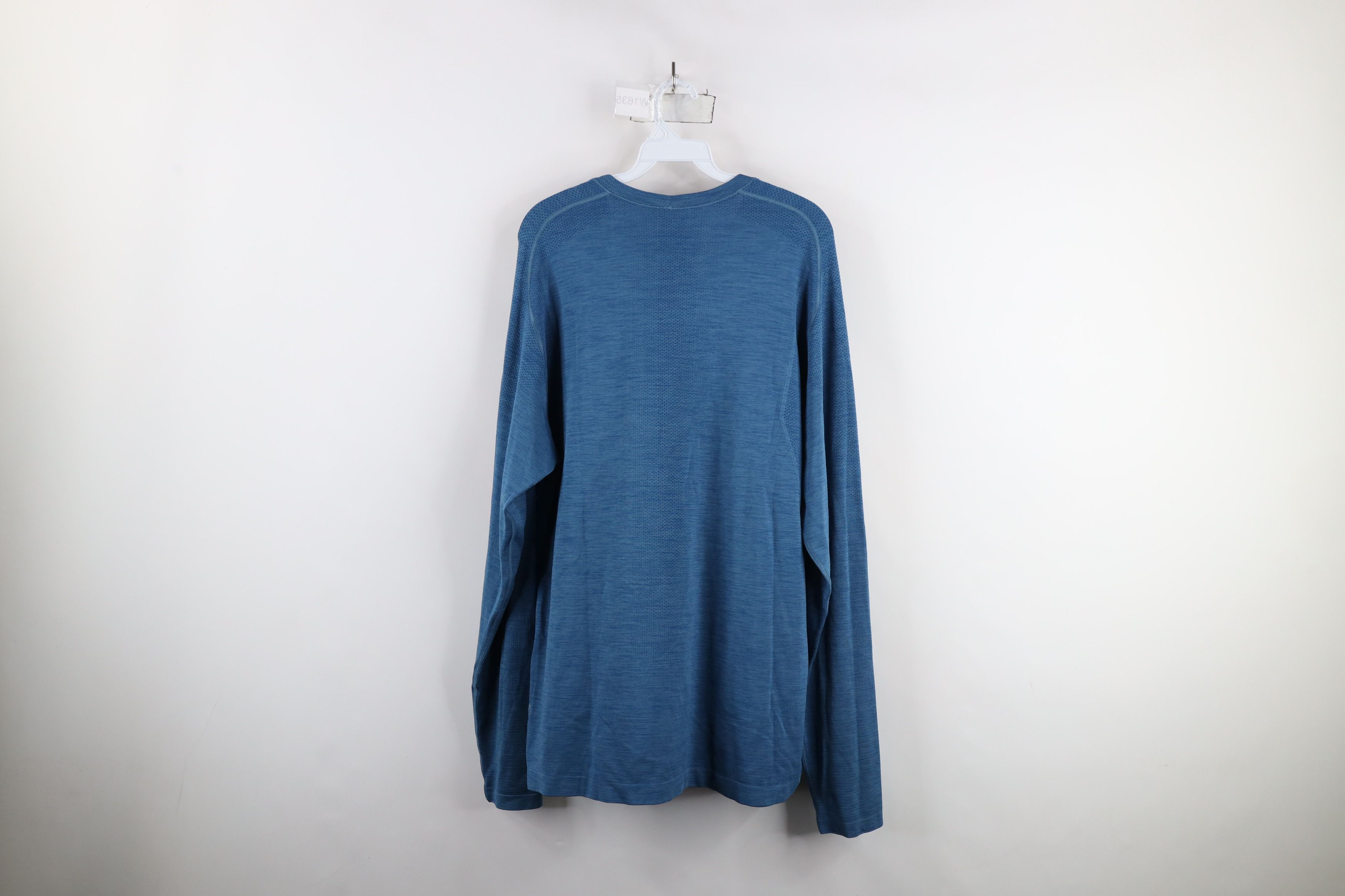 Lululemon × Vintage Lululemon Tech Running Jogging Yoga Long Sleeve T-Shirt Blue Size US XL / EU 56 / 4 - 10 Thumbnail
