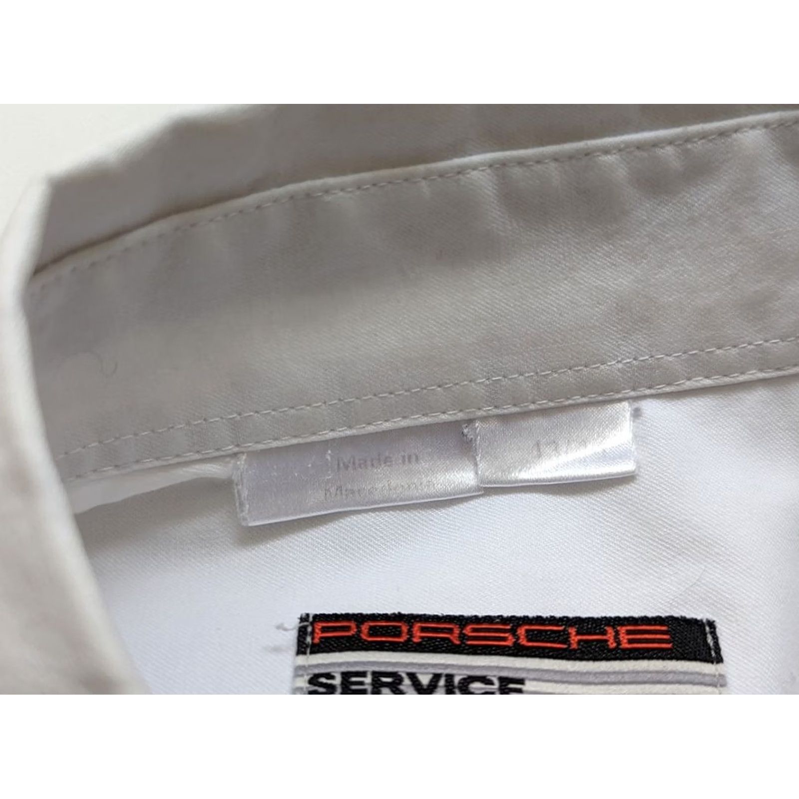 Vintage Porsche Shirt Long Sleeve White Button-Up 43/44 Men Gamer? Size US XL / EU 56 / 4 - 4 Thumbnail