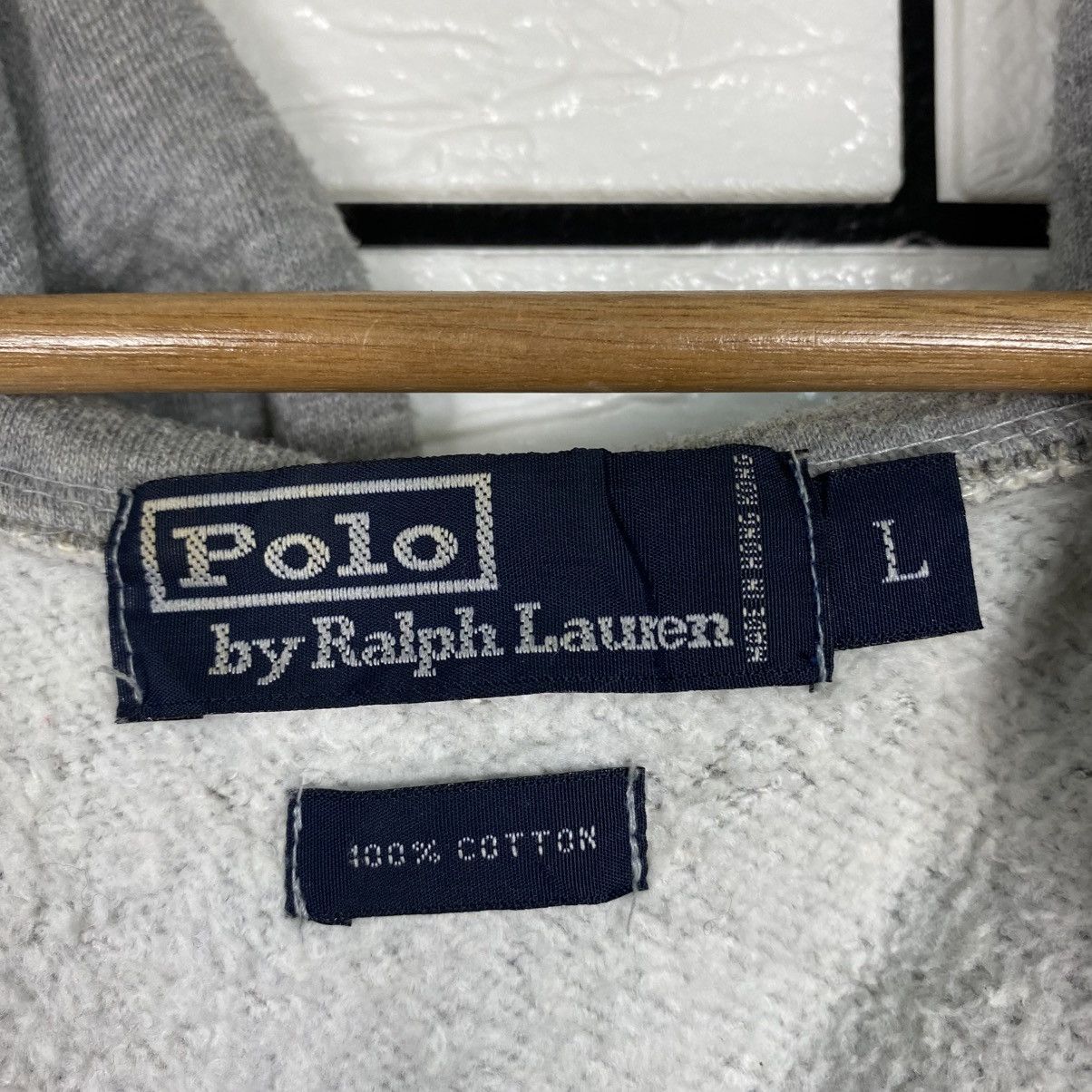 Polo Ralph Lauren Vintage Zipper Hoodie Jacket Polo Ralph Lauren Size US L / EU 52-54 / 3 - 21 Thumbnail