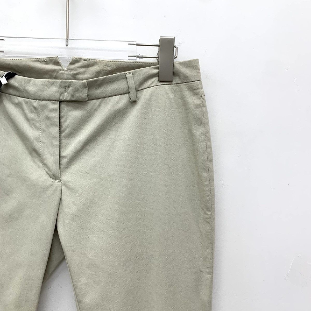 Moncler Moncler Khaki Cotton Casual Pants K26WX Size US 28 / EU 44 - 3 Thumbnail