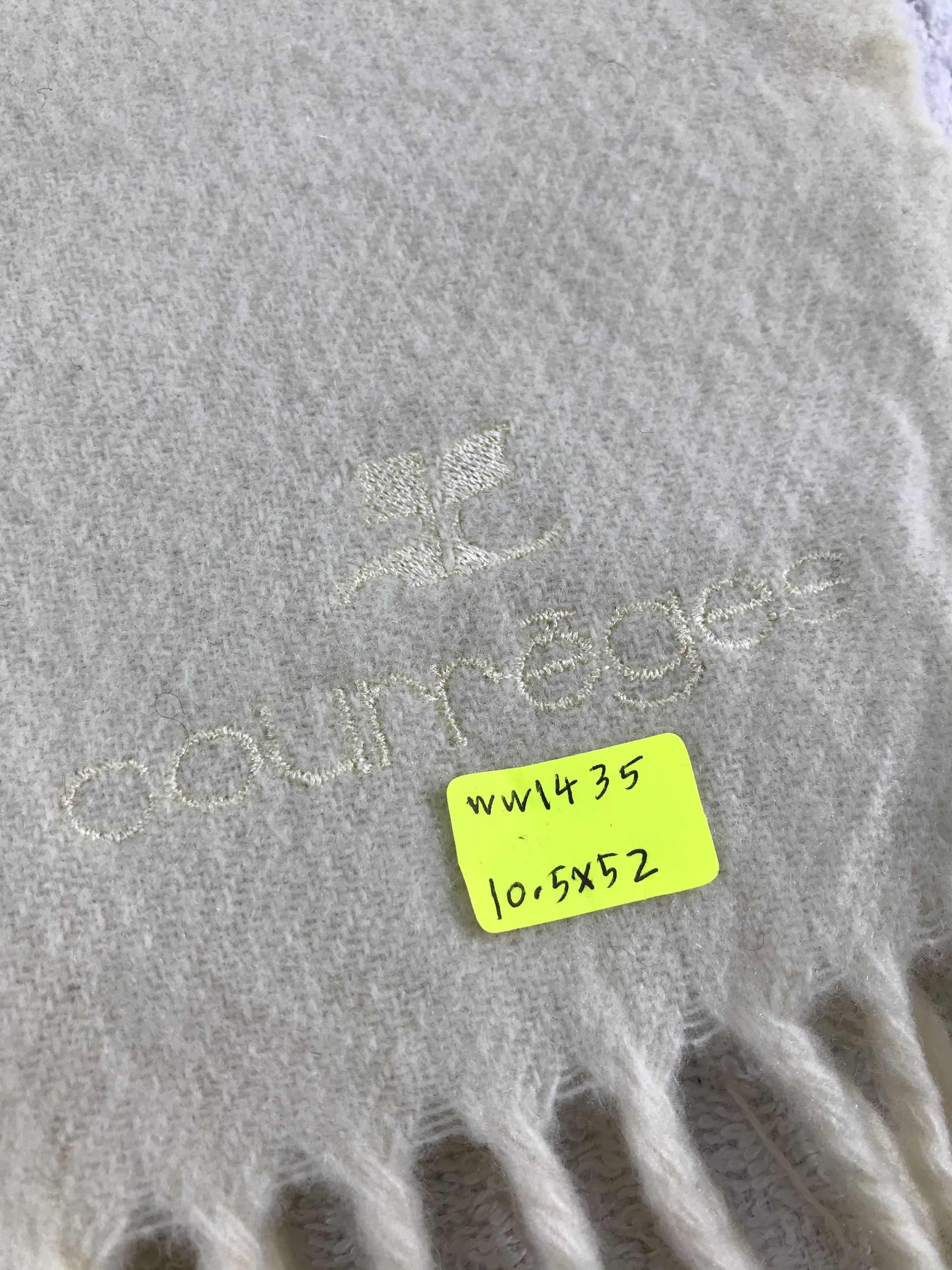 Courreges × Vintage Courreges Scarf / Muffler / Neckwear - WW1435 Size ONE SIZE - 4 Thumbnail