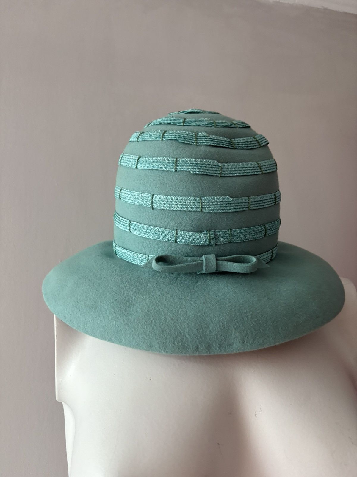 Vintage 1950s Edna Wallace Paris Inspired Frenchie Hat Size ONE SIZE - 4 Thumbnail