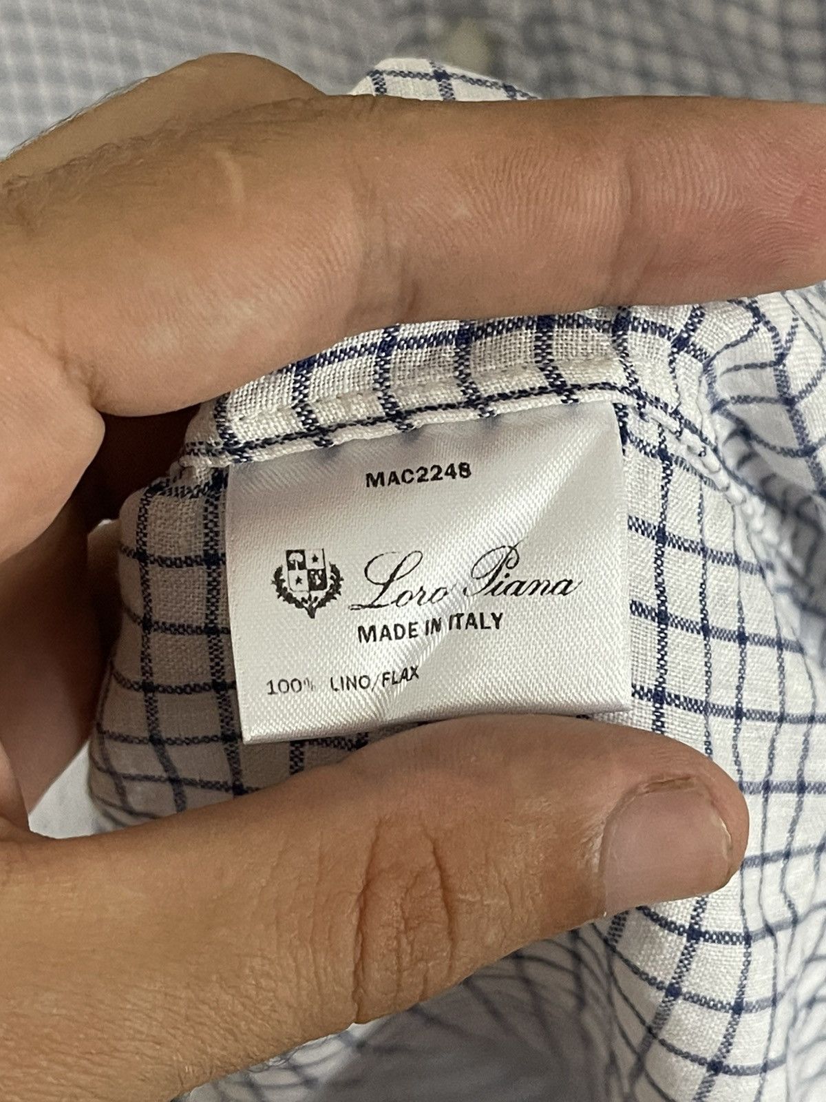 Loro Piana Loro Piana Italy Linen Shirt Button Up Size US XXL / EU 58 / 5 - 11 Thumbnail