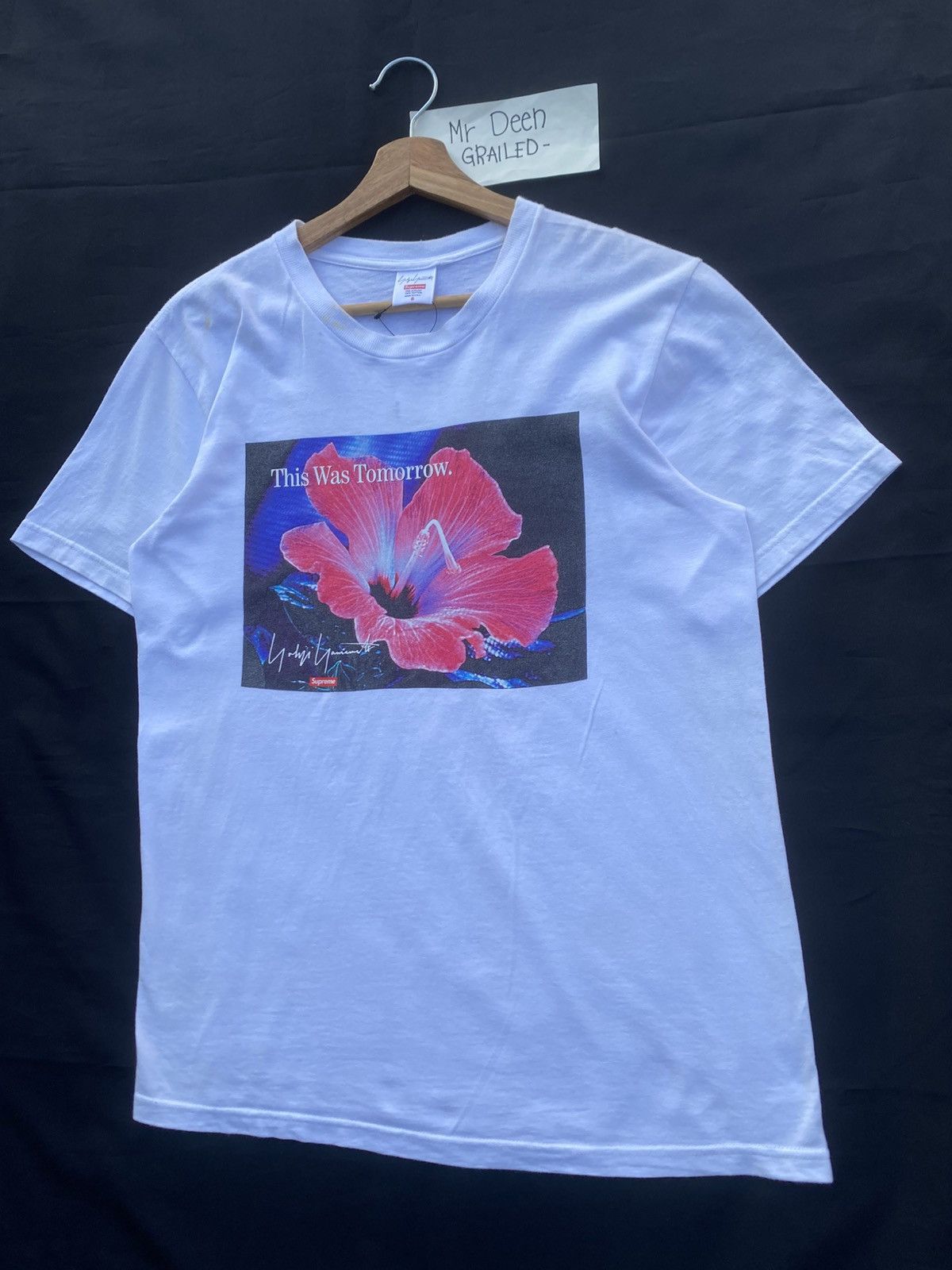Supreme × Yohji Yamamoto Rare Supreme x Yohji Yamamoto Hibiscus Printed Tshirt Size US S / EU 44-46 / 1 - 4 Thumbnail