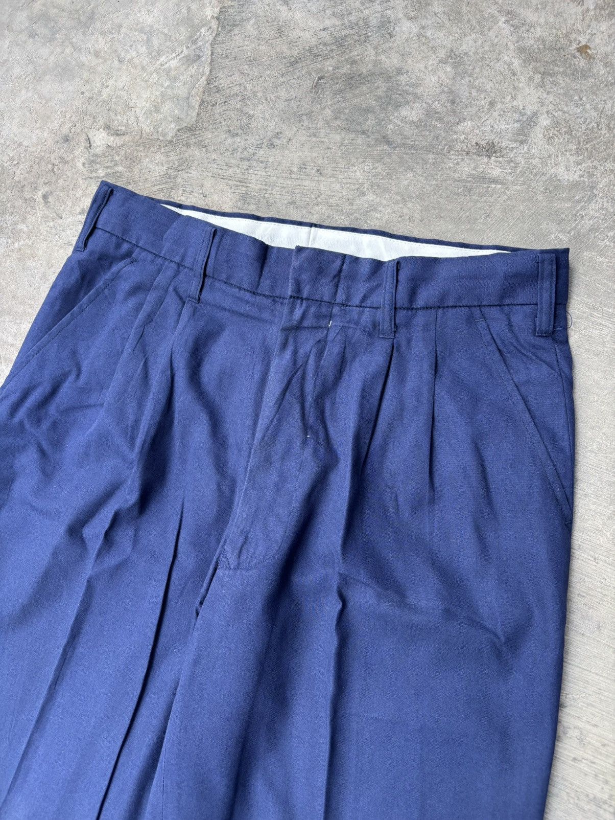 Kansai Yamamoto Vintage Kansai Uniform Casual Pants Navy Size US 30 / EU 46 - 7 Thumbnail