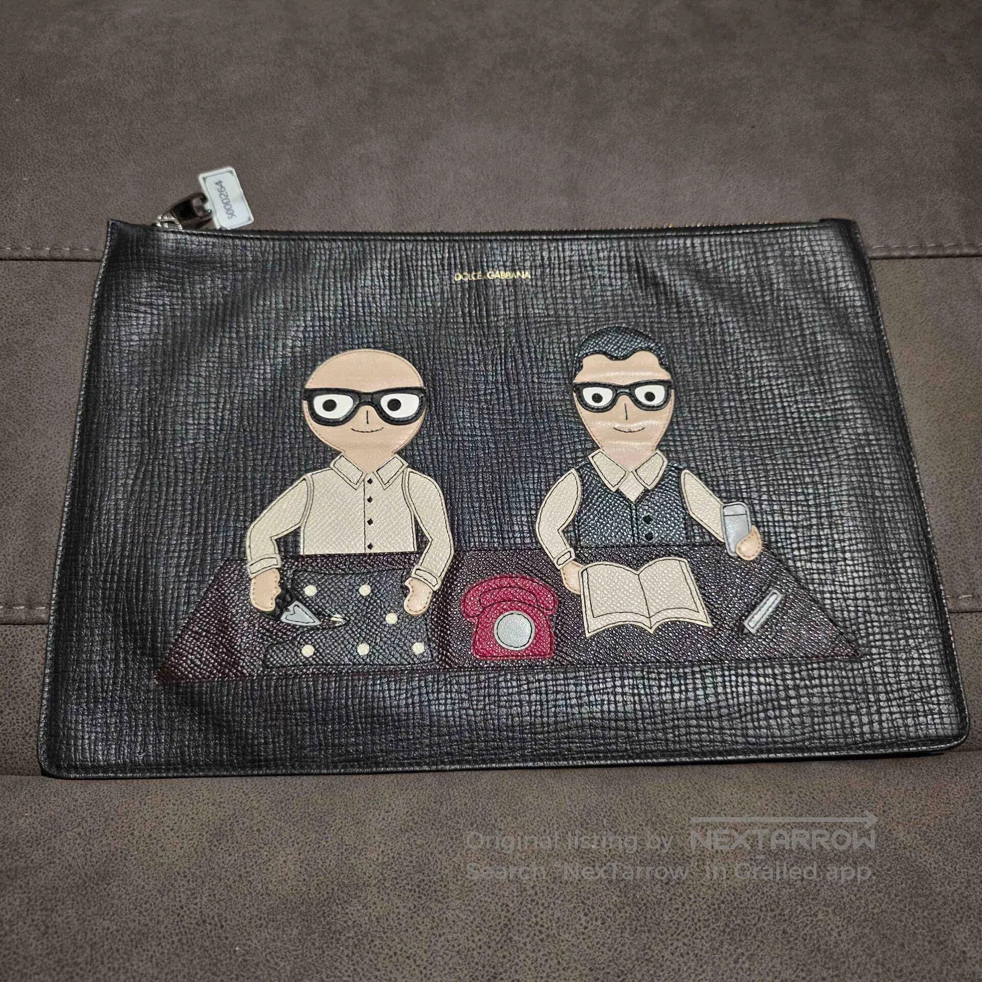 Dolce & Gabbana Dolce Gabbana Cartoon pattern handbag with envelope pouch Size ONE SIZE - 1 Thumbnail