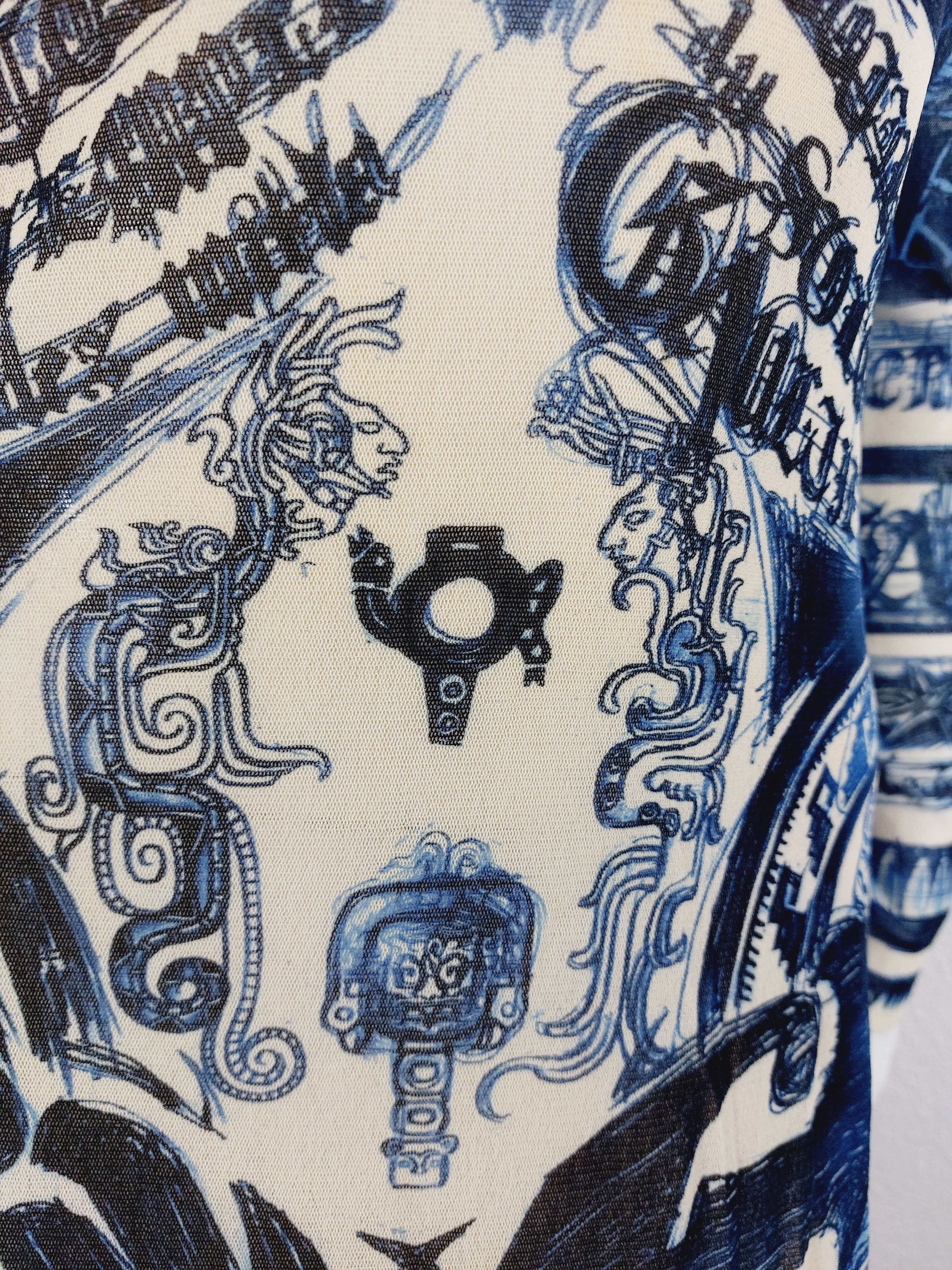 Jean Paul Gaultier Jean Paul Gaultier Maori 2012 Maya Eclipse Satan Dress Size M / US 6-8 / IT 42-44 - 11 Thumbnail