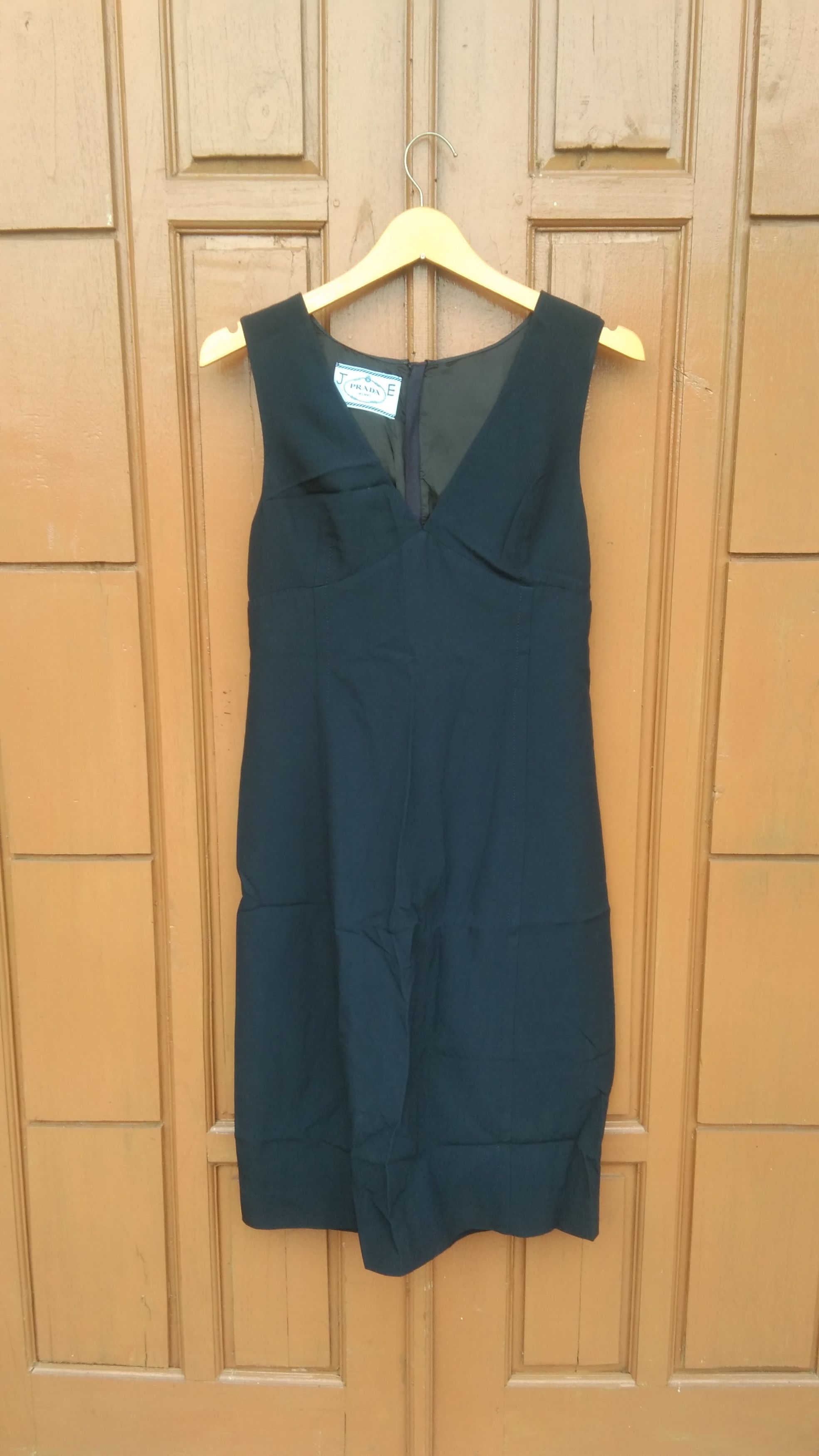 Prada Prada navy dress Size S / US 4 / IT 40 - 1 Thumbnail