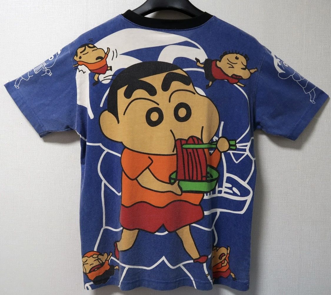 90s Vintage Crayon Shin Chan T Shirt Movie Manga Anime - Main Image