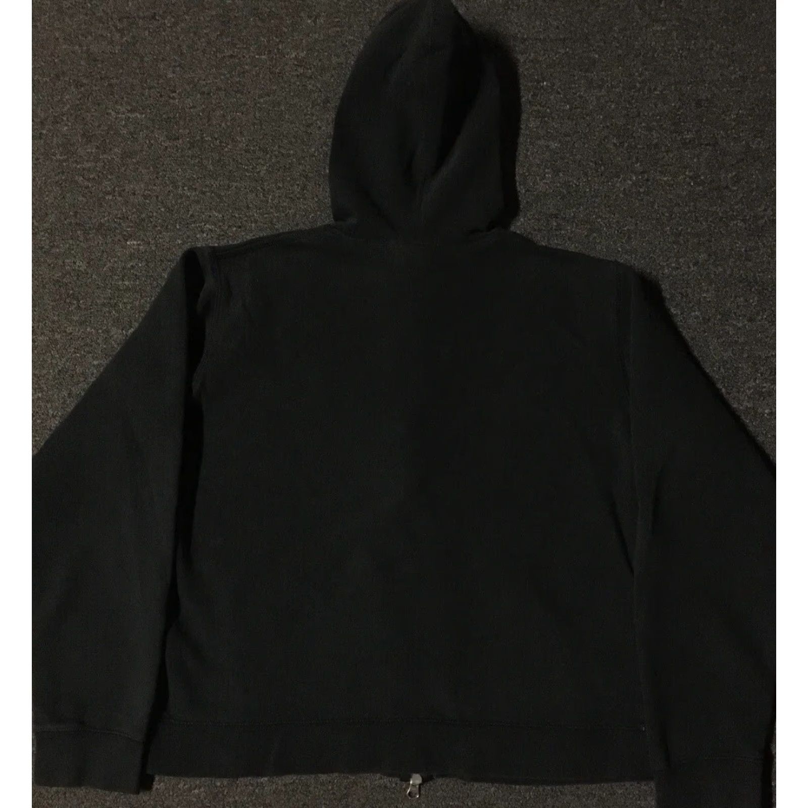 Nike VINTAGE Nike Swoosh Faded Zip Hoodie M 8-10 Gym Grunge Travis Scott Hip Hop 90s Shirt Womens Black Nike ACG Sweatshirt Full Zip Athletic Size M / US 6-8 / IT 42-44 - 5 Thumbnail