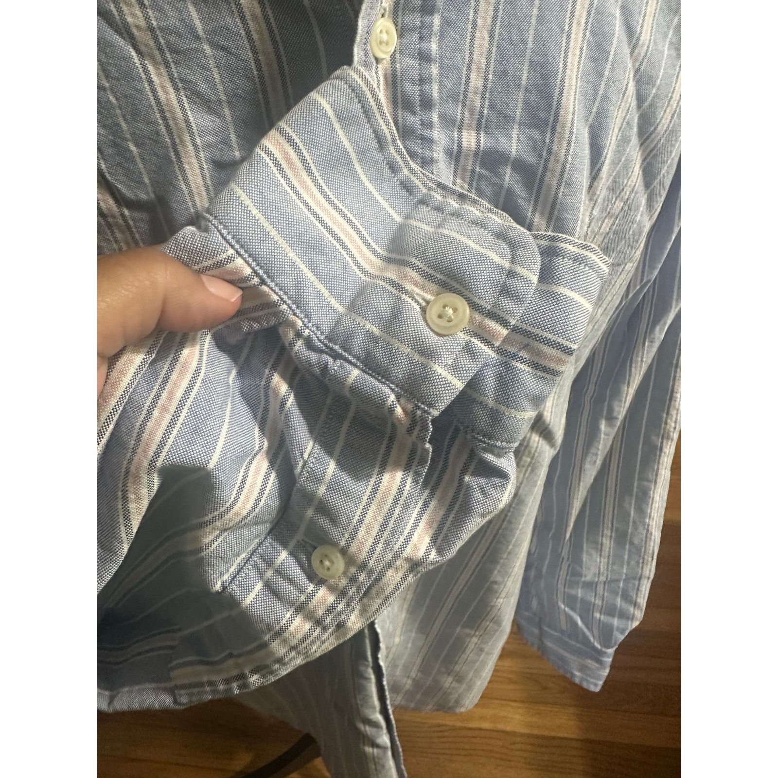 Ralph Lauren Ralph Lauren Blue Pink Stripe Long-sleeve Shirt Size US M / EU 48-50 / 2 - 4 Thumbnail
