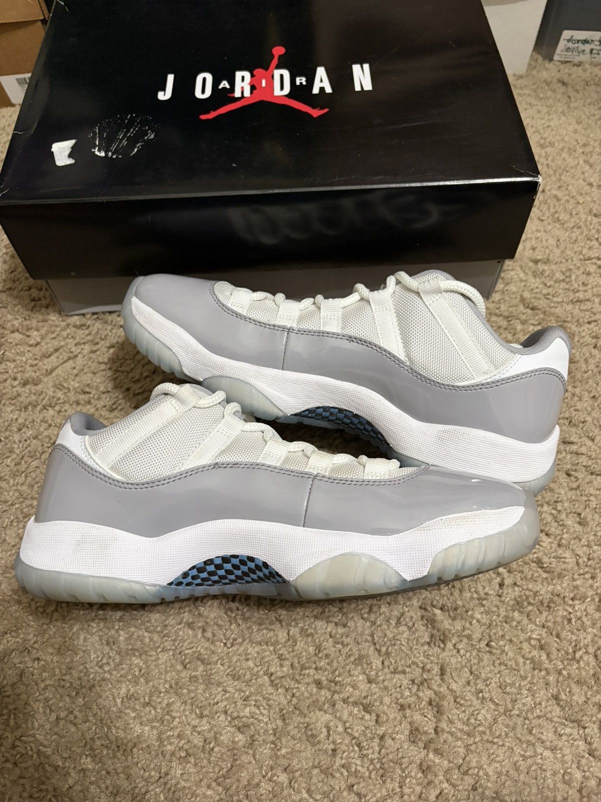 Jordan Brand Size 8 - Jordan 11 Low Cement Grey (AV2187-140) Size US 8 / EU 41 - 2 Thumbnail
