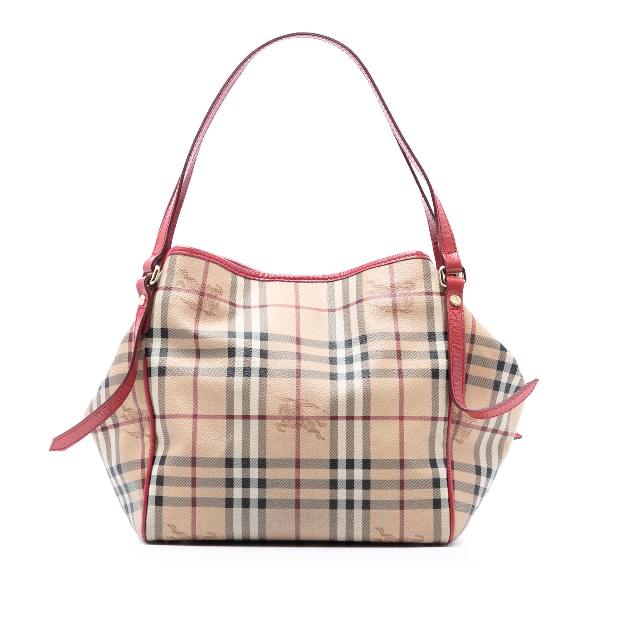 Burberry Small Haymarket Check Coated Canvas Canterbury Tote