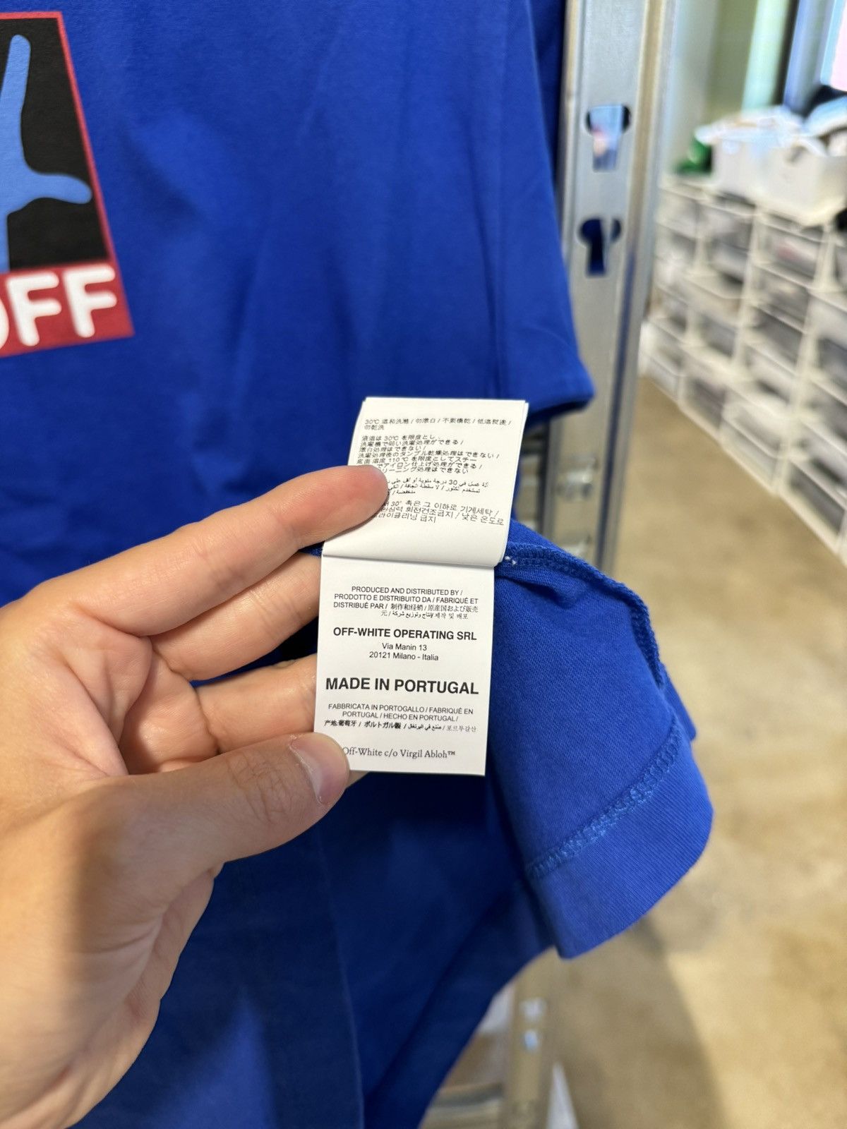 Off-White Off-White Logo T-Shirt NEW 500$ Size US M / EU 48-50 / 2 - 7 Thumbnail