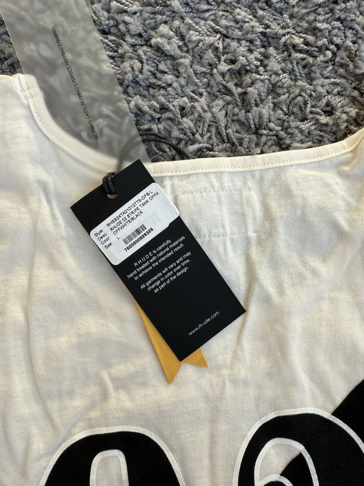 Rhude RHUDE 02 Stripe Tank Size L Men's BRAND NEW Size US L / EU 52-54 / 3 - 9 Thumbnail