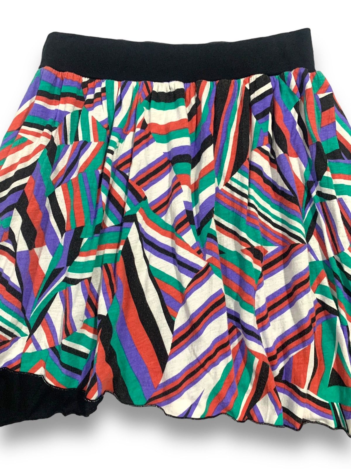 Japanese Brand Vintage Majestic Legon Geometric Stretchable Mini Skirt Size 26" / US 2 / IT 38 - 7 Thumbnail