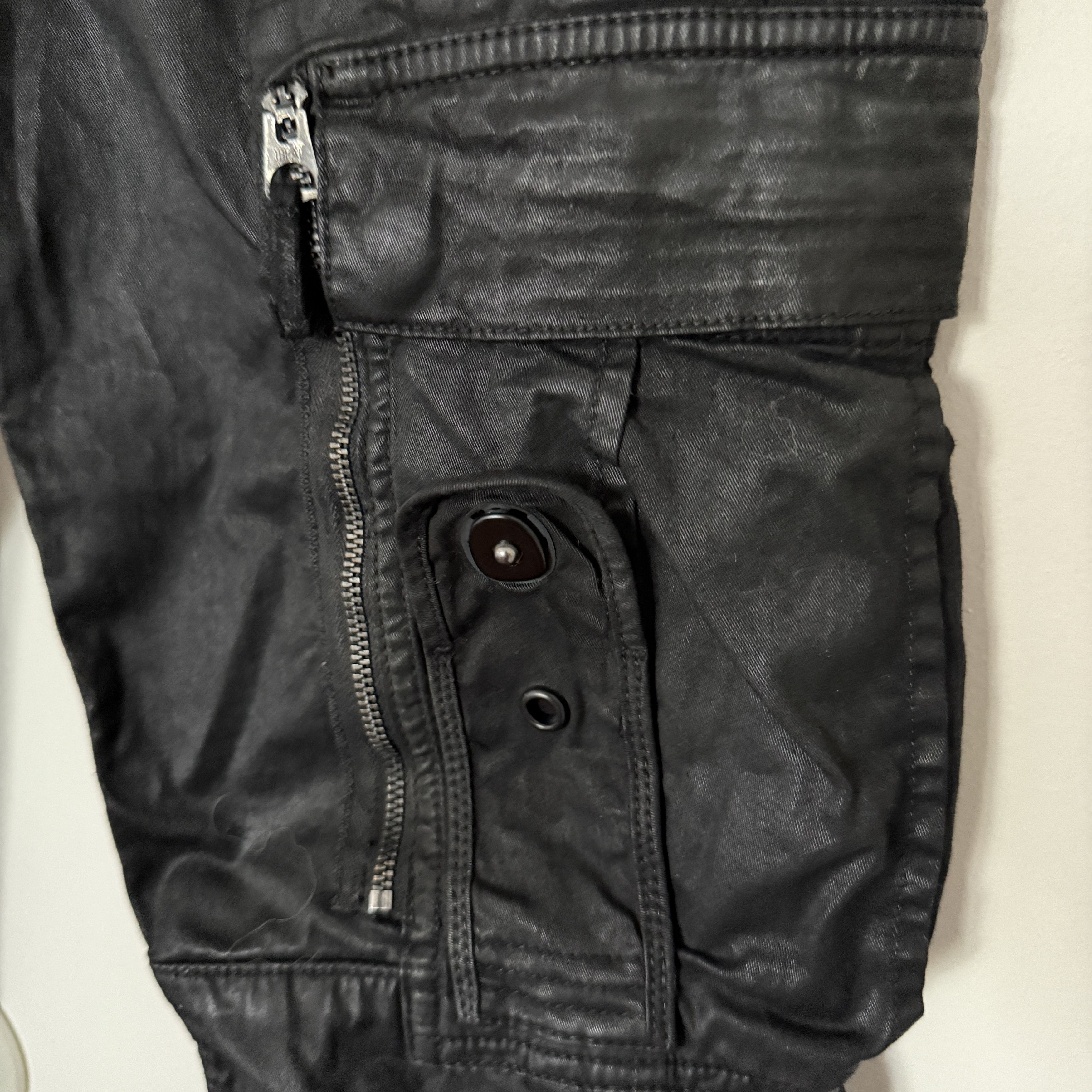 Polo Ralph Lauren Polo Ralph Lauren Coated Moto Biker Slim Skinny Black Label Size 29" - 3 Thumbnail