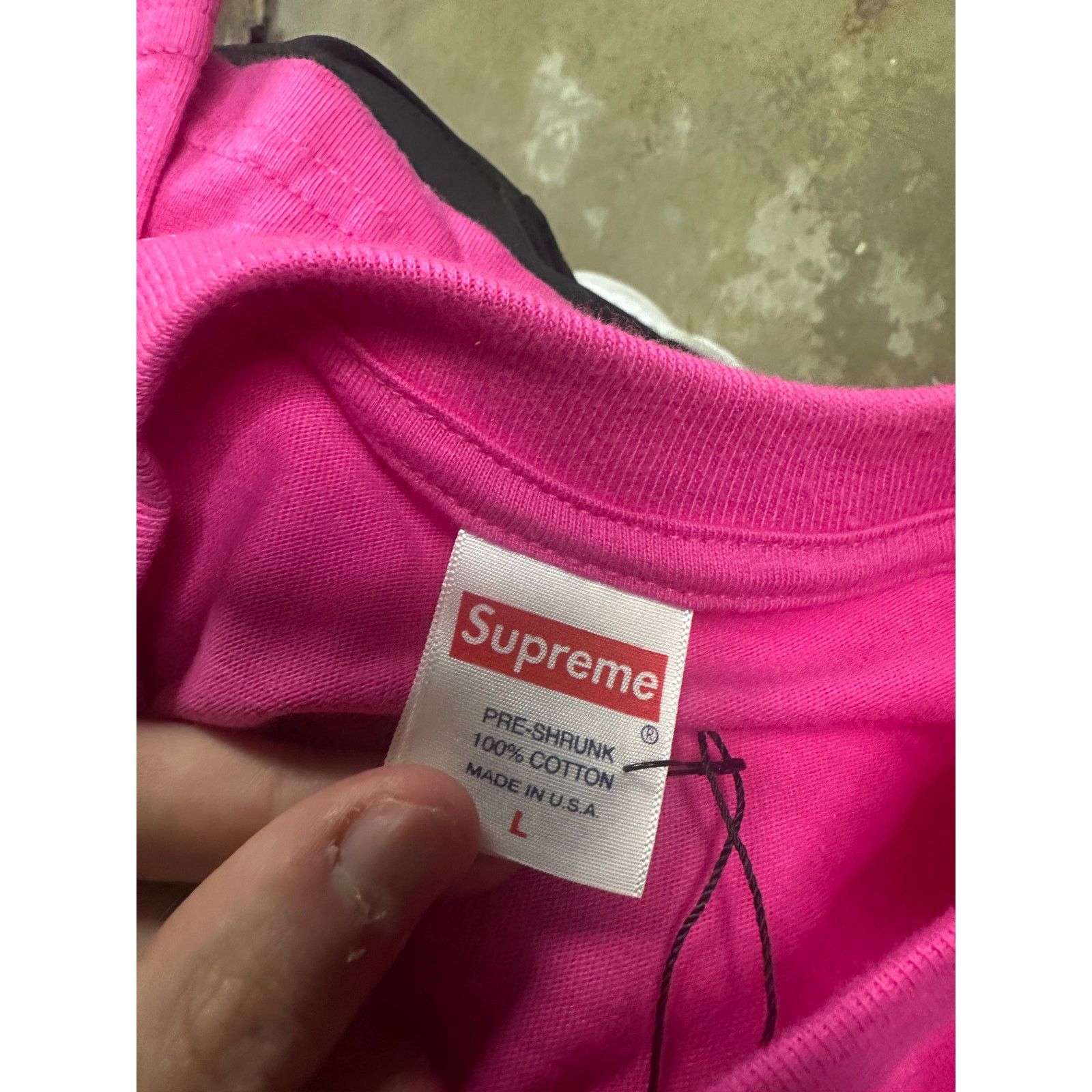 Supreme Supreme Electro Tee Pink Large New Size US L / EU 52-54 / 3 - 3 Thumbnail