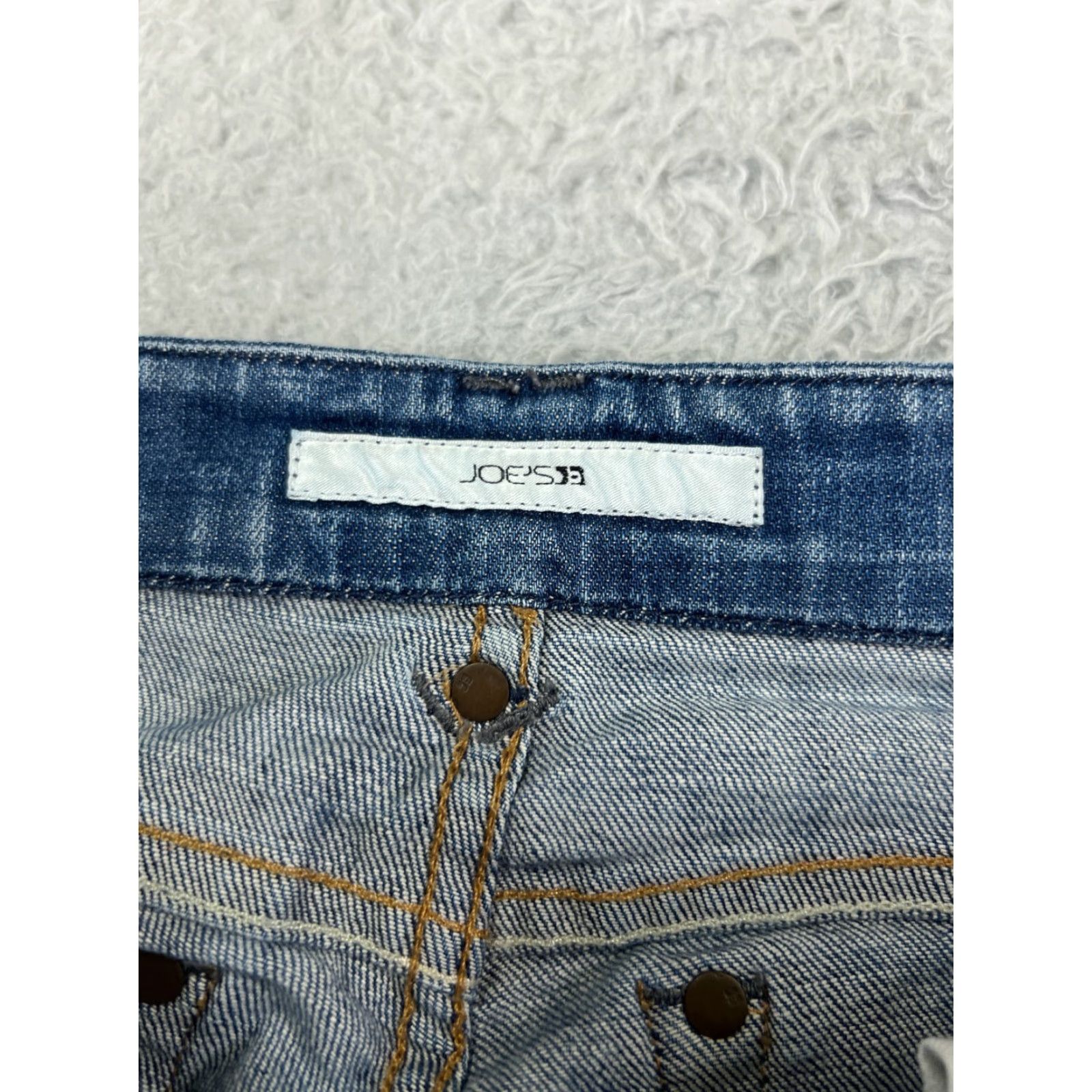 Vintage Joe's Jeans Womens Jeans 28 Blue Denim Low Rise Regular 5-Pocket Distressed Cotton Blend Size 28" / US 6 / IT 42 - 3 Thumbnail
