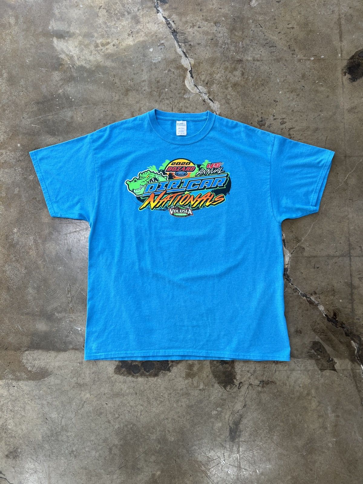 NASCAR × Vintage 2020 Ford Dirt Car Nationals Florida Racing Tee Sz. XL Size US XL / EU 56 / 4 - 5 Thumbnail