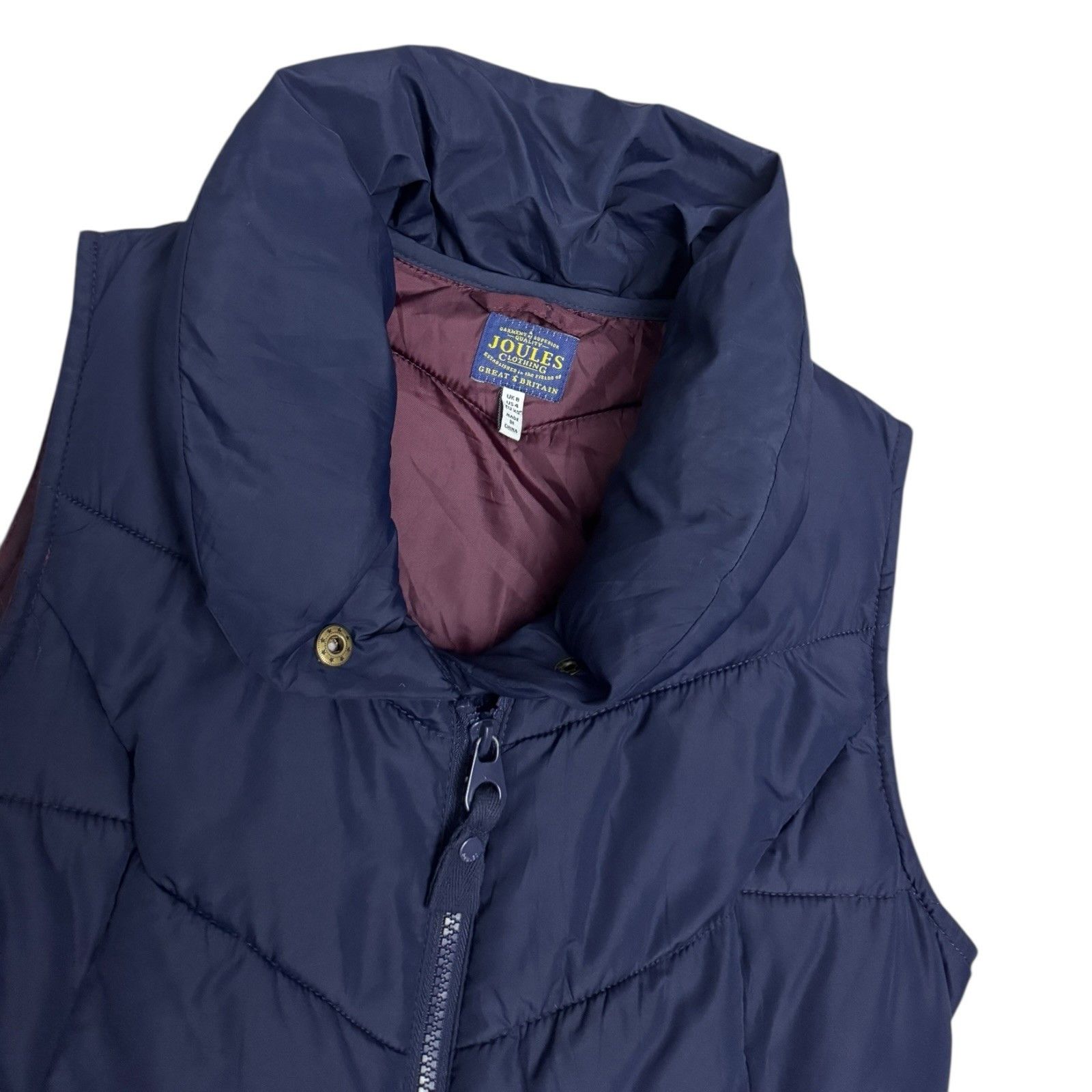Other JOULES Luxury Blue Equestrian Winter Puffer Vest Size 4 Size S / US 4 / IT 40 - 2 Thumbnail