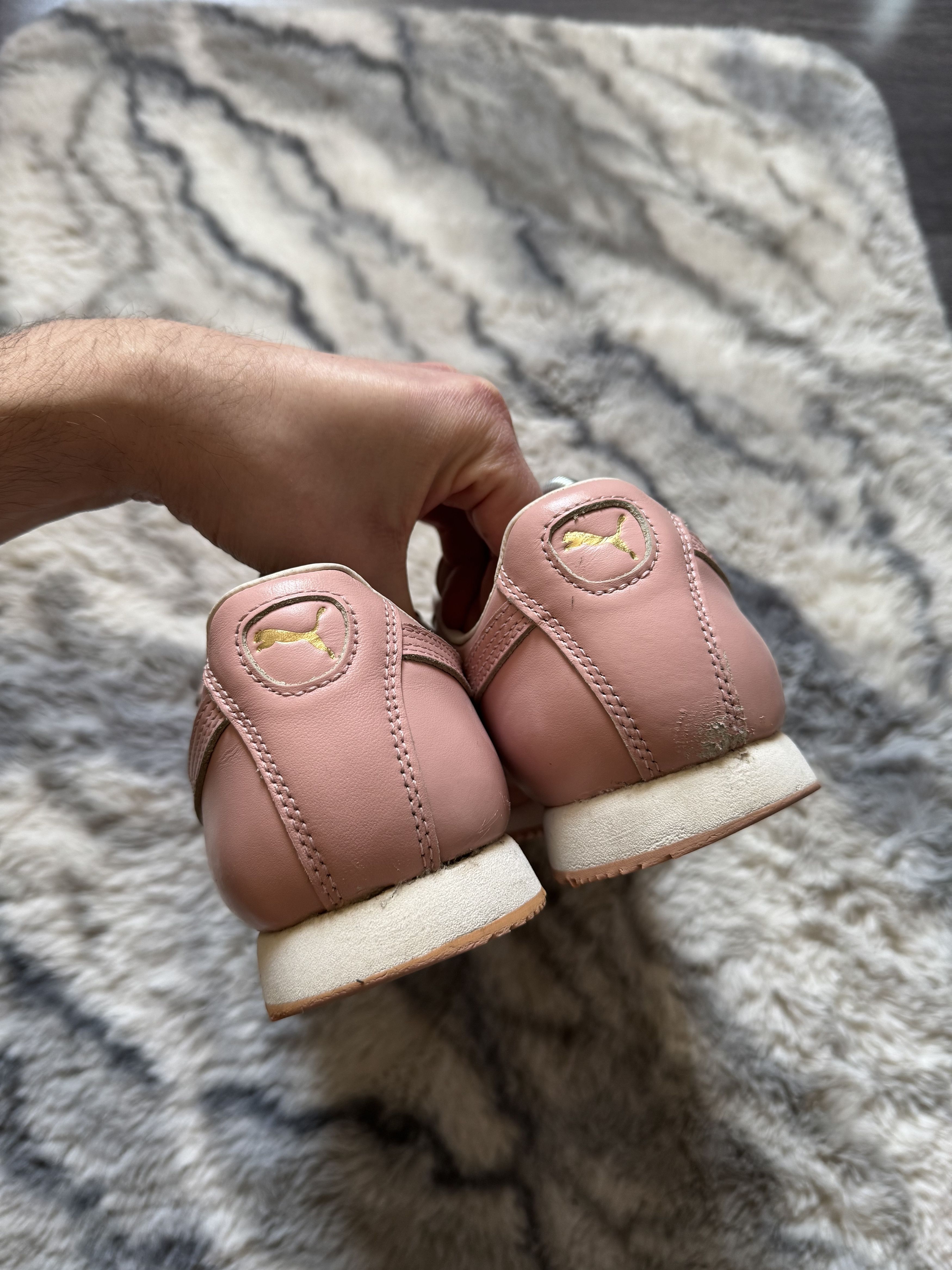 Puma Puma Roma Pink Hype Leather Sneakers Size US 8 / IT 38 - 5 Thumbnail