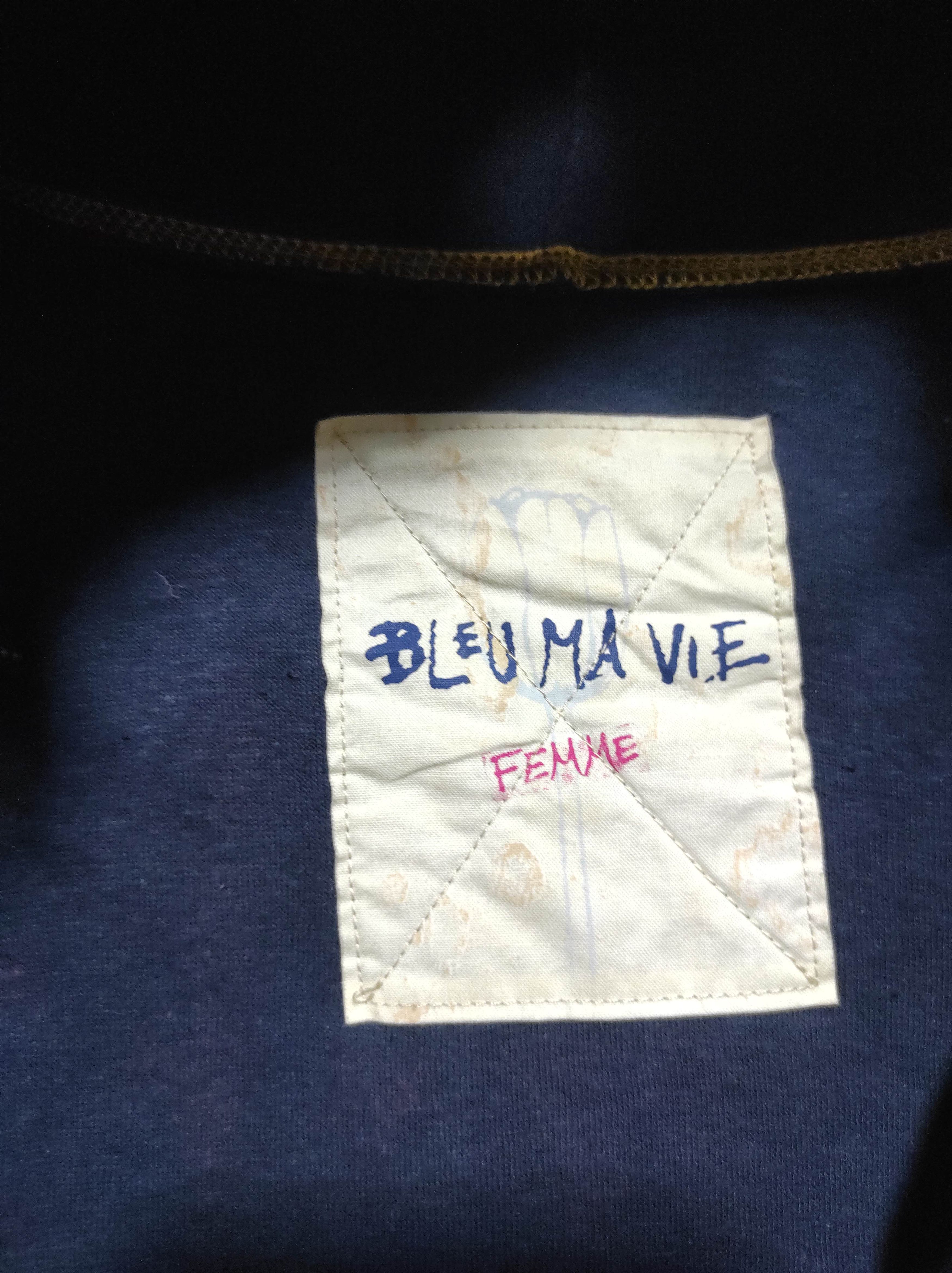 Yasuyuki Ishii Bleu Mavie Double Zip Fur Hoodie Ifsixwasnine Lgb Style Size S / US 4 / IT 40 - 6 Thumbnail